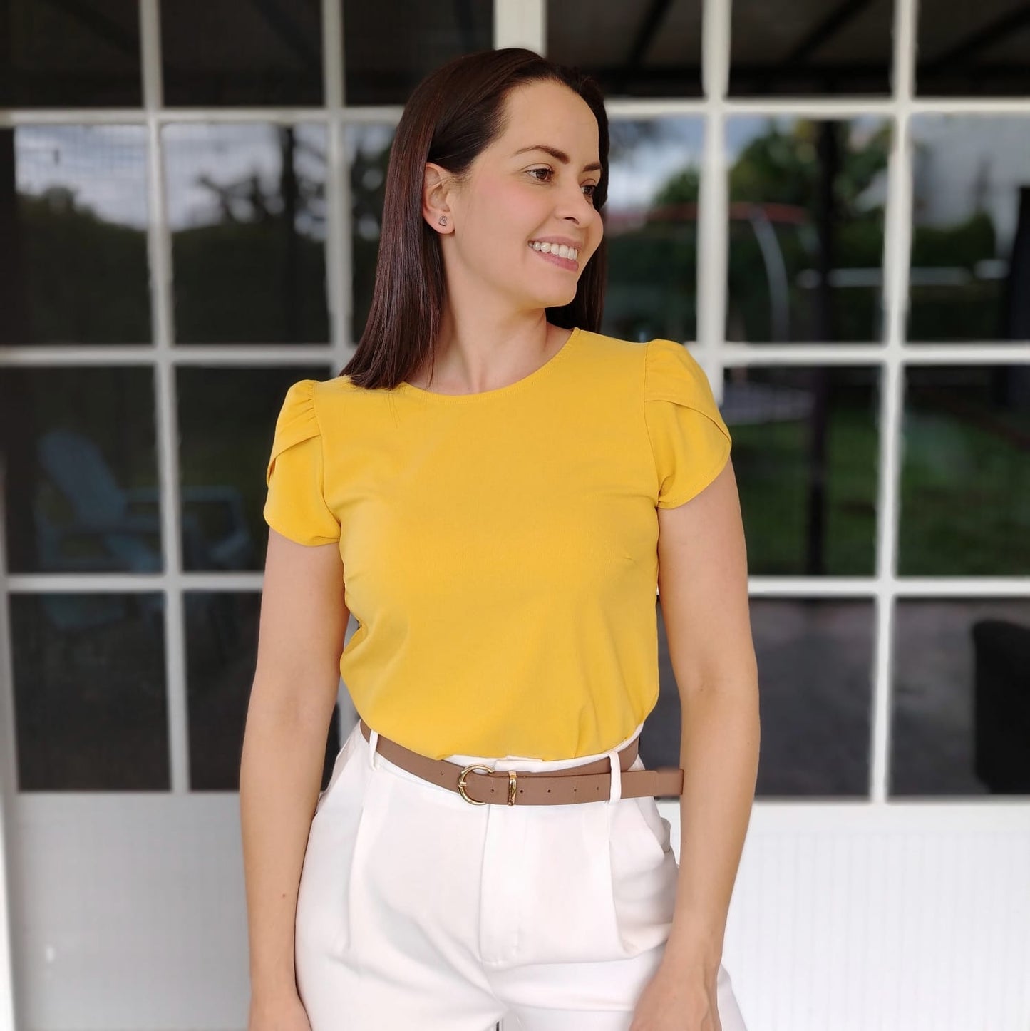 Blusa tulipán rojo