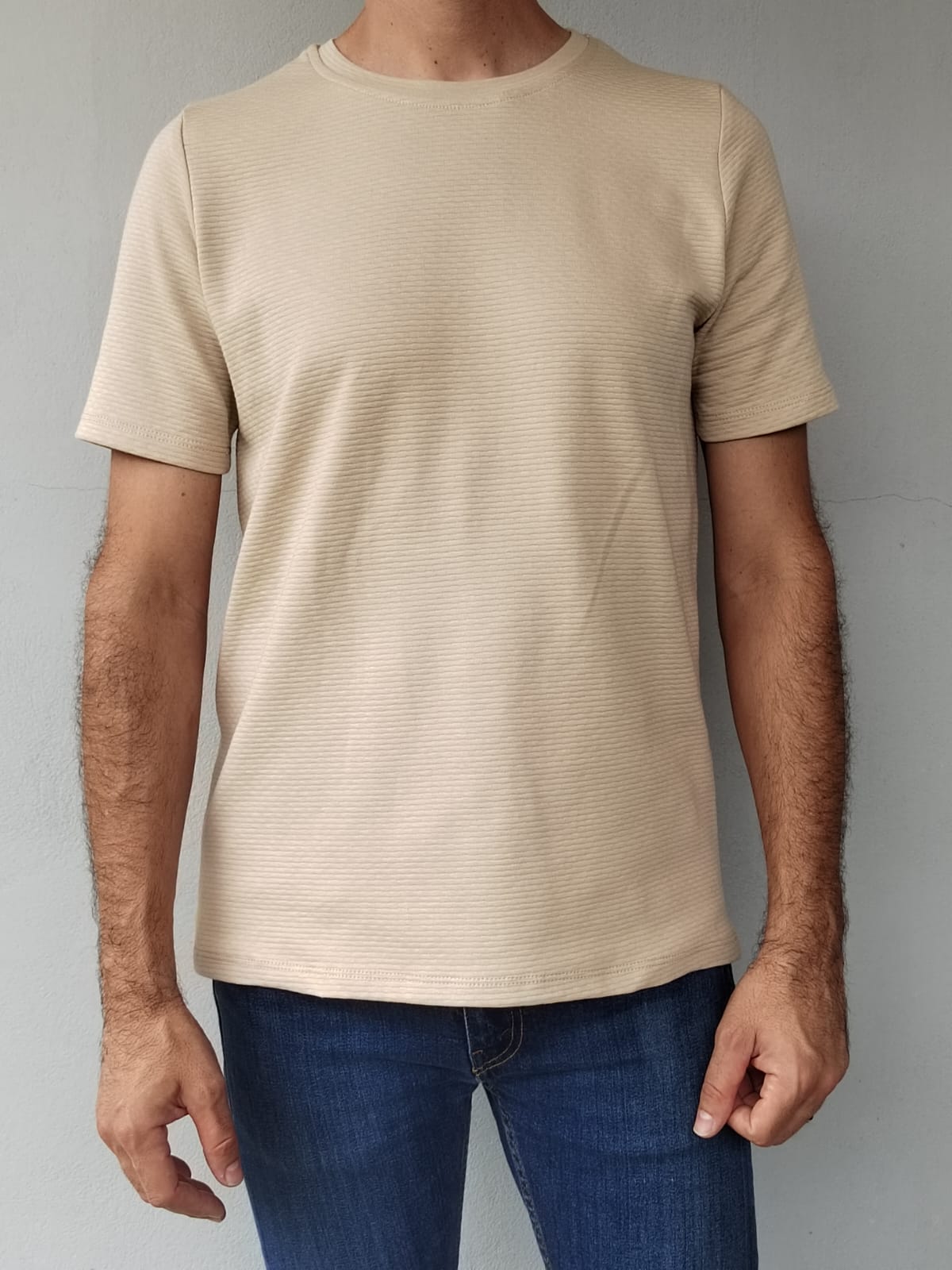 Camiseta rayas azul