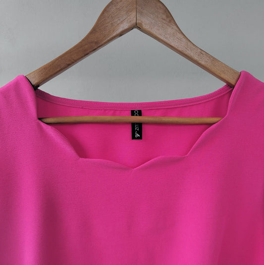Blusa parras fucsia