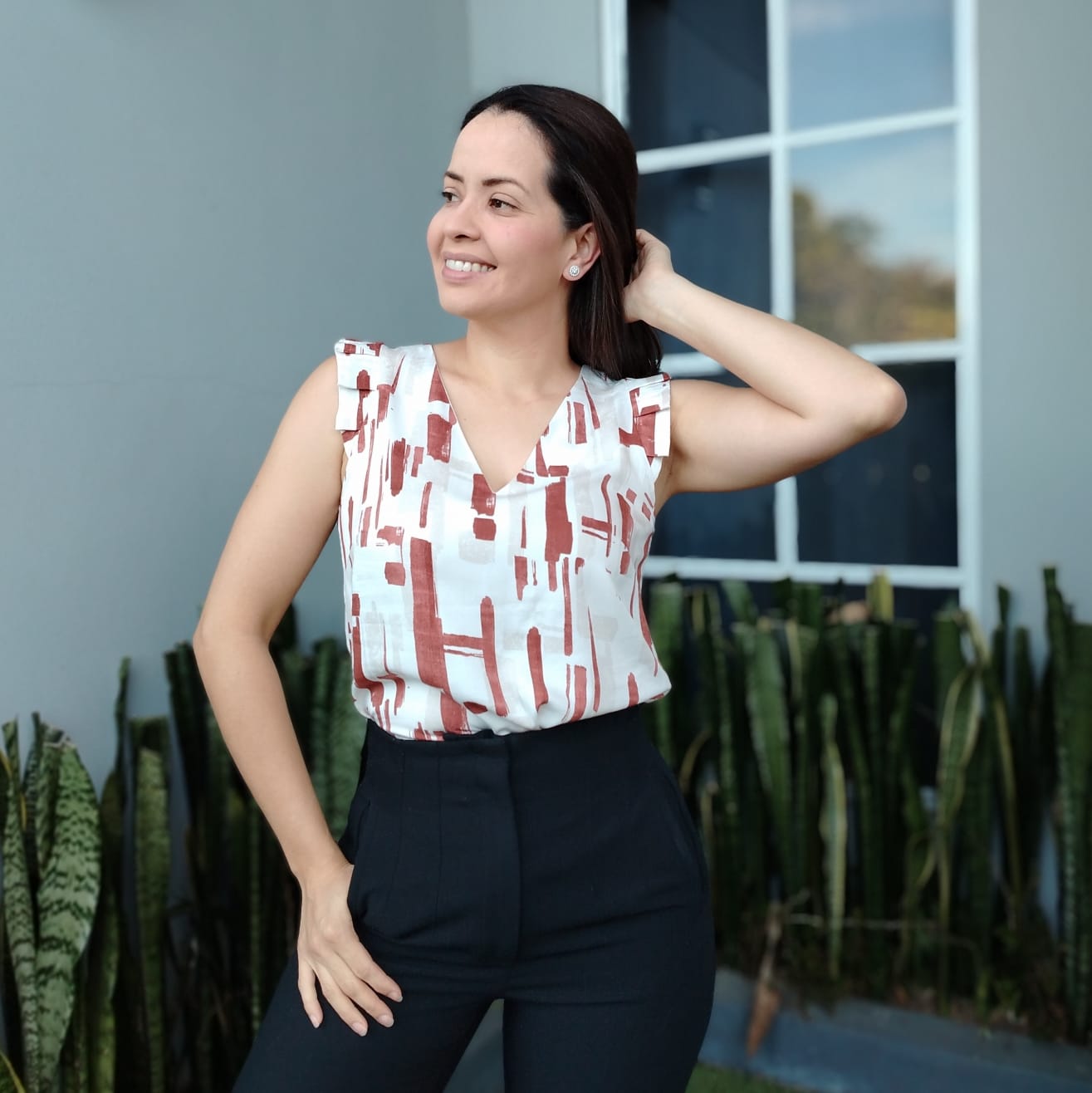 Blusa paletones