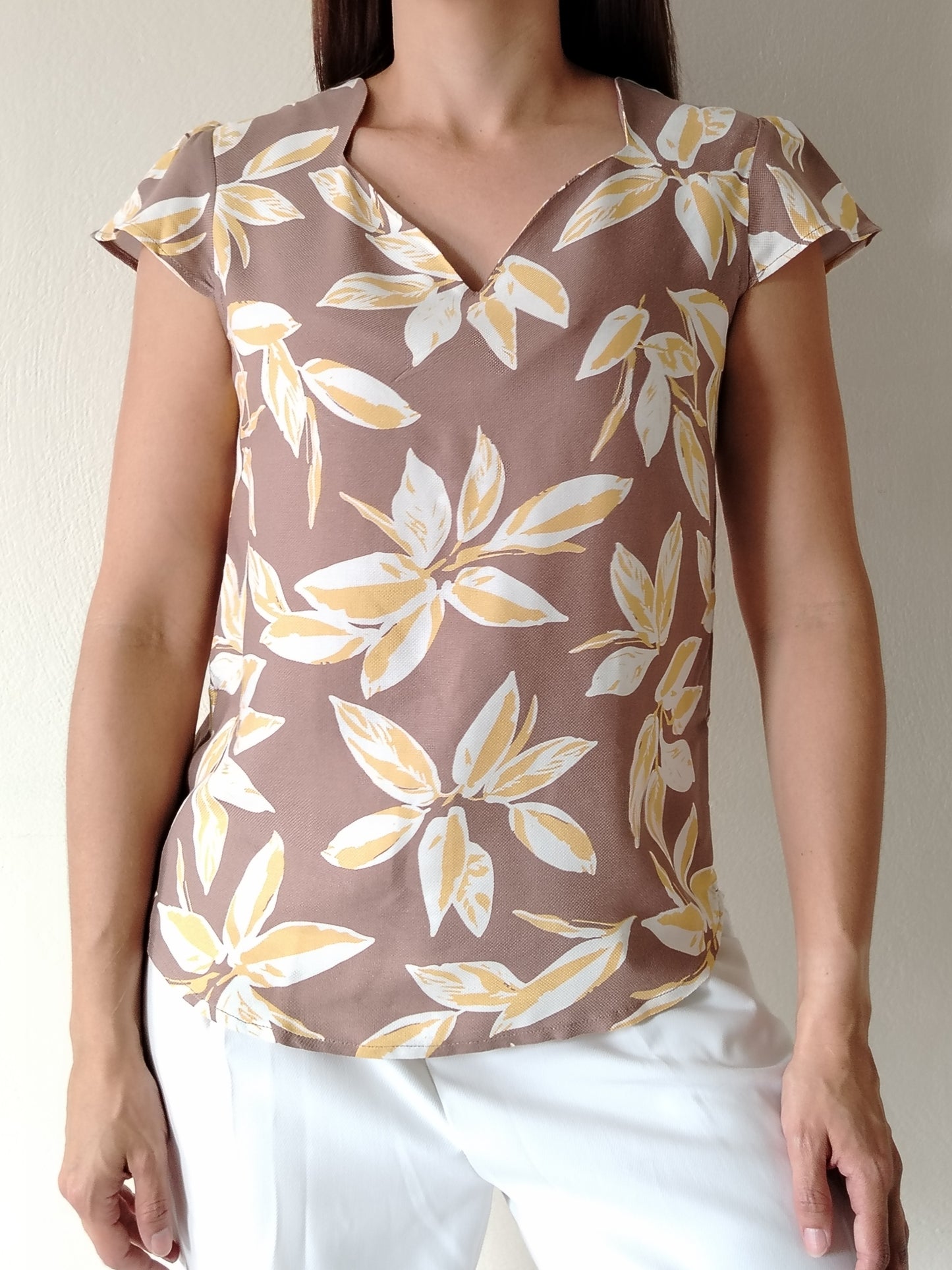 Blusa escote parras