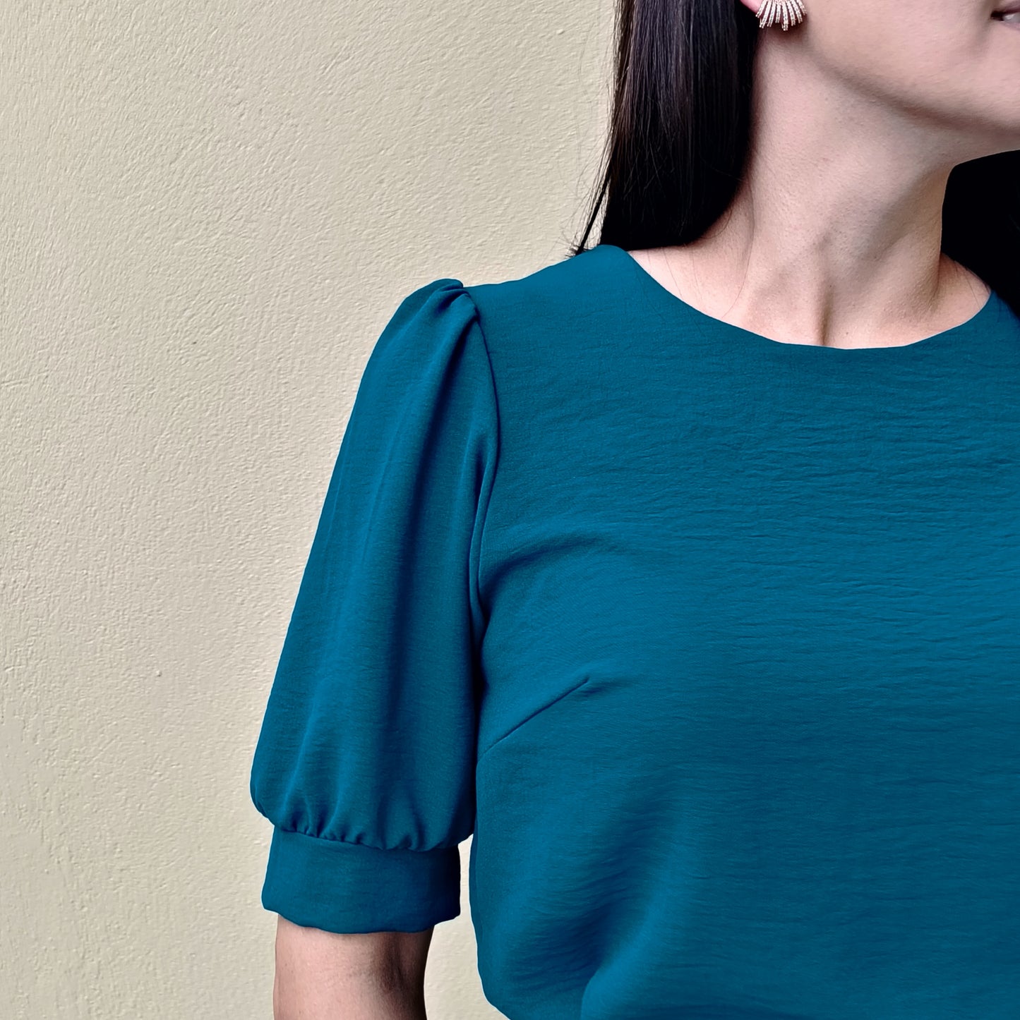 Blusa manga 2/4 jade