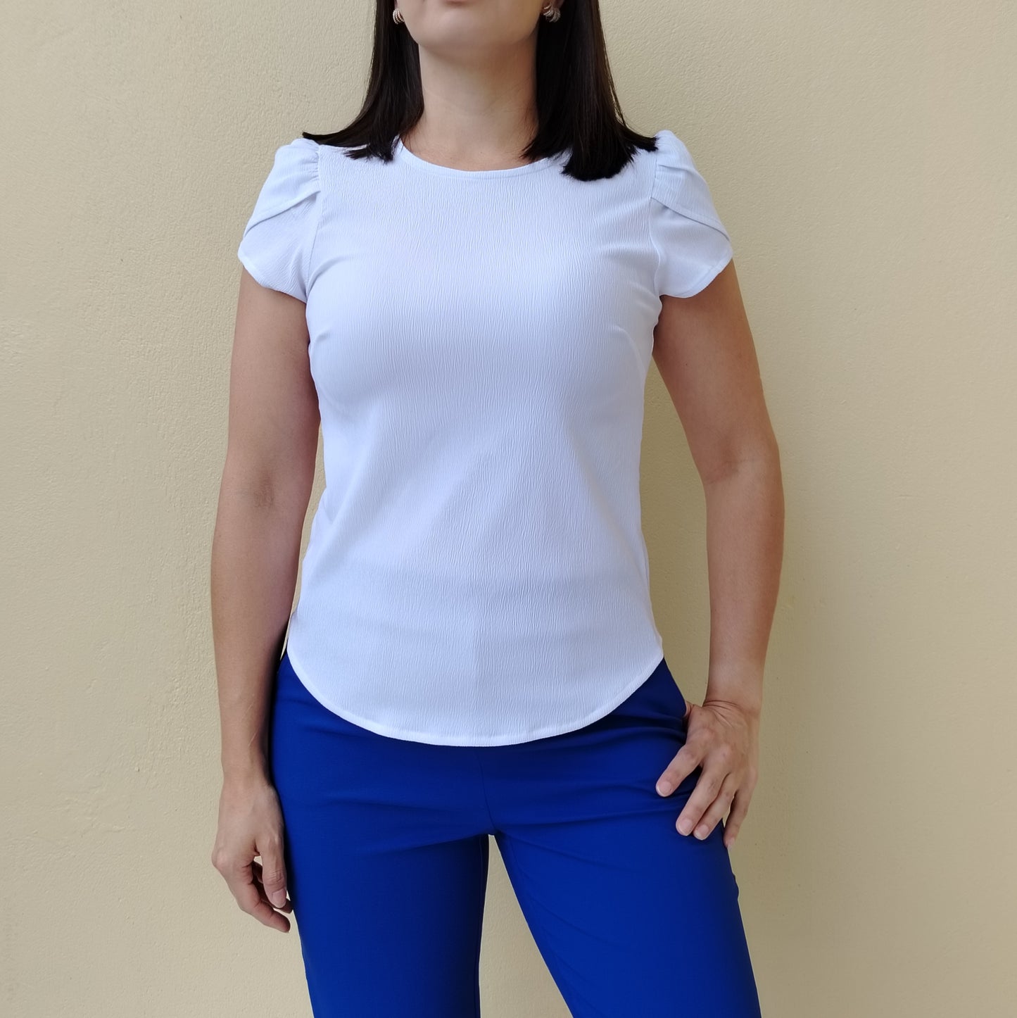 Blusa tulipán blanco