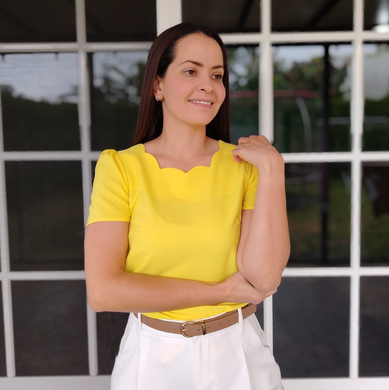 Blusa parras amarillo