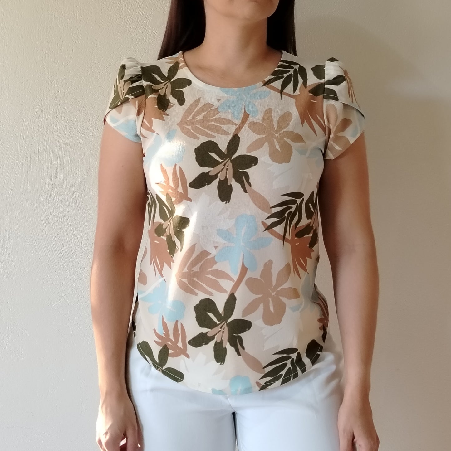 Blusa manga tulipán