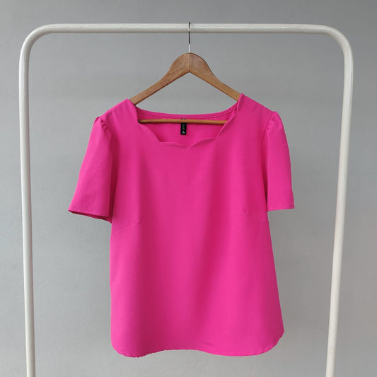 Blusa parras fucsia