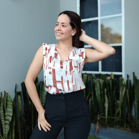 Blusa paletones
