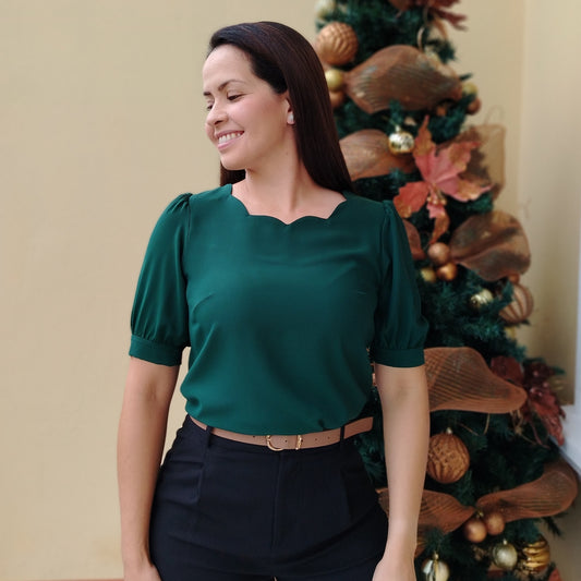 Blusa parras verde