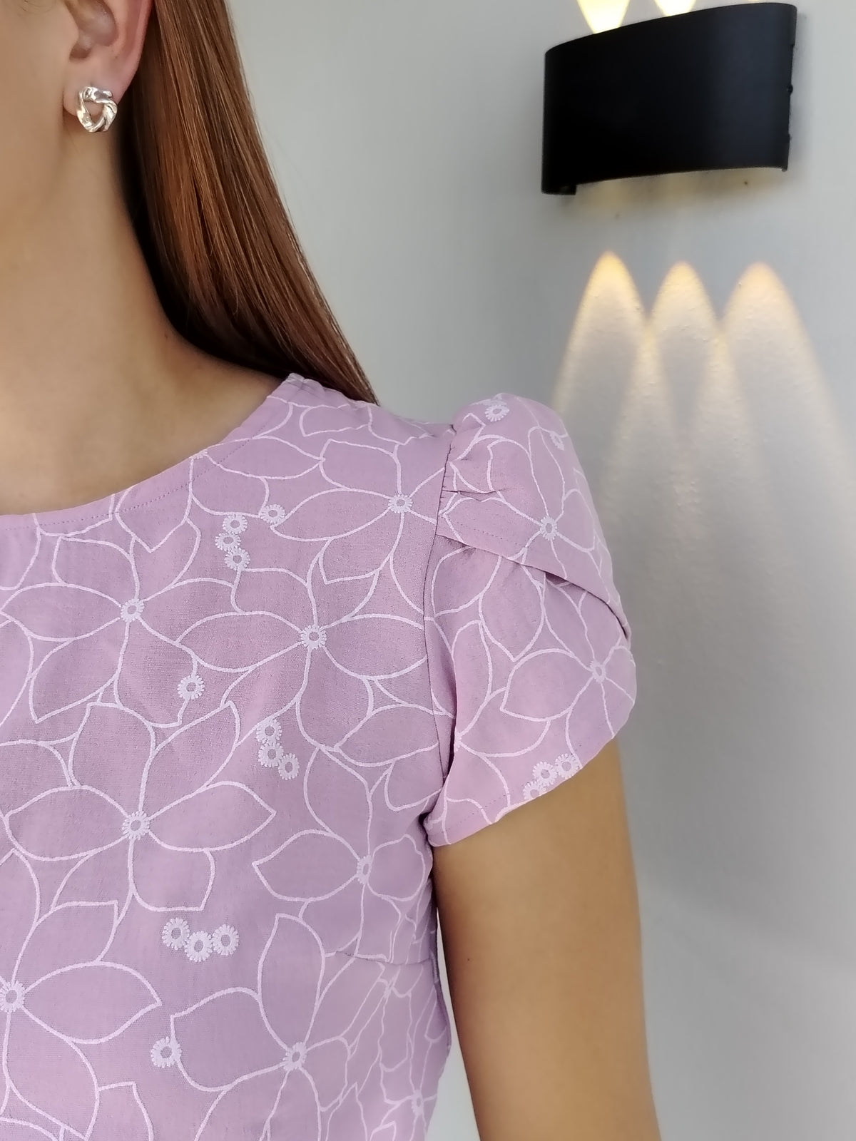 Blusa manga tulipán