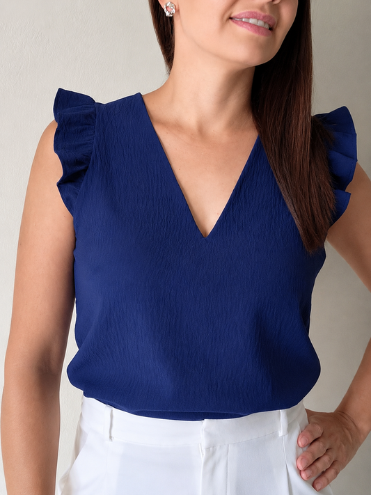 Blusa cuello V