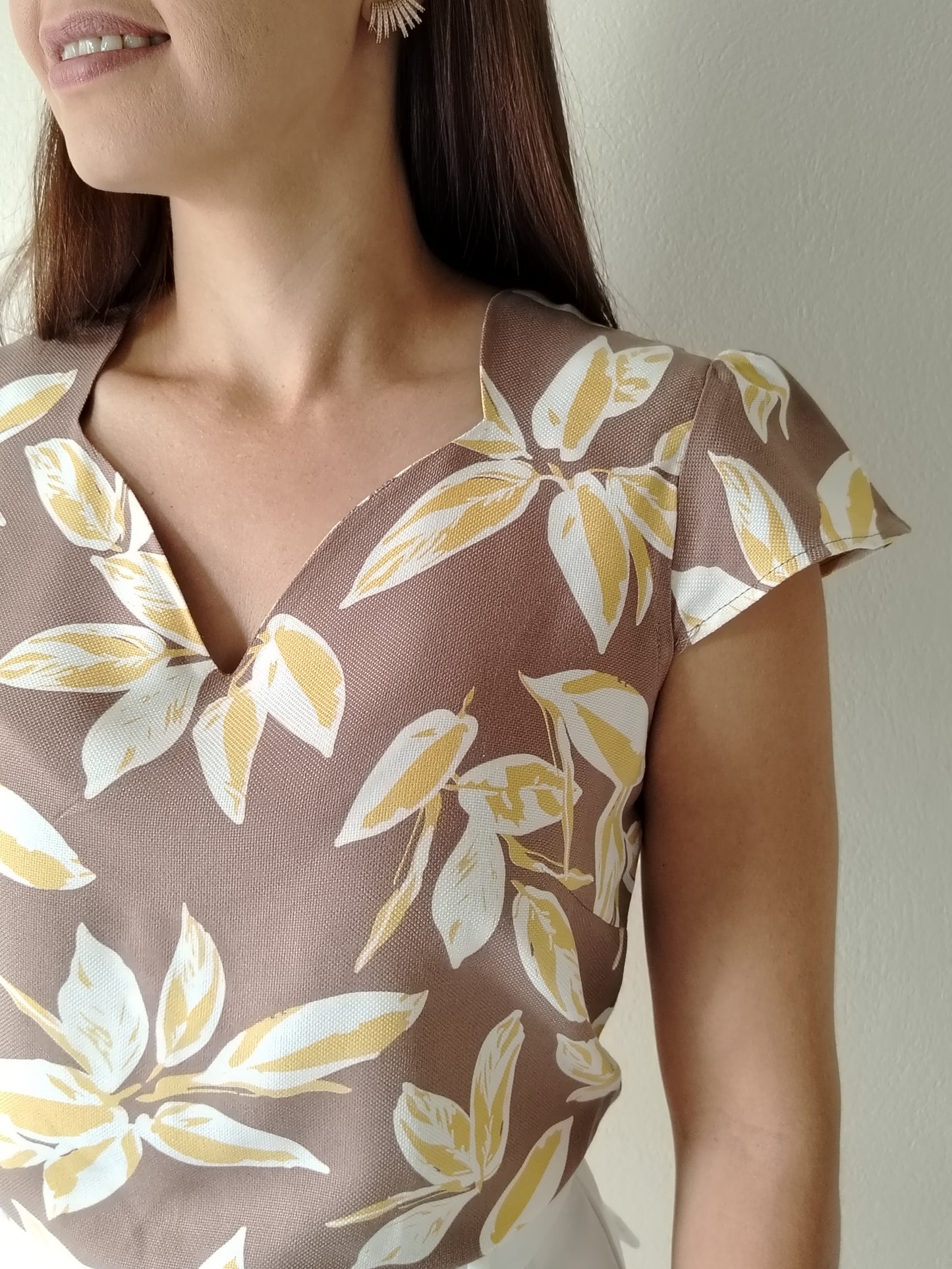 Blusa escote parras
