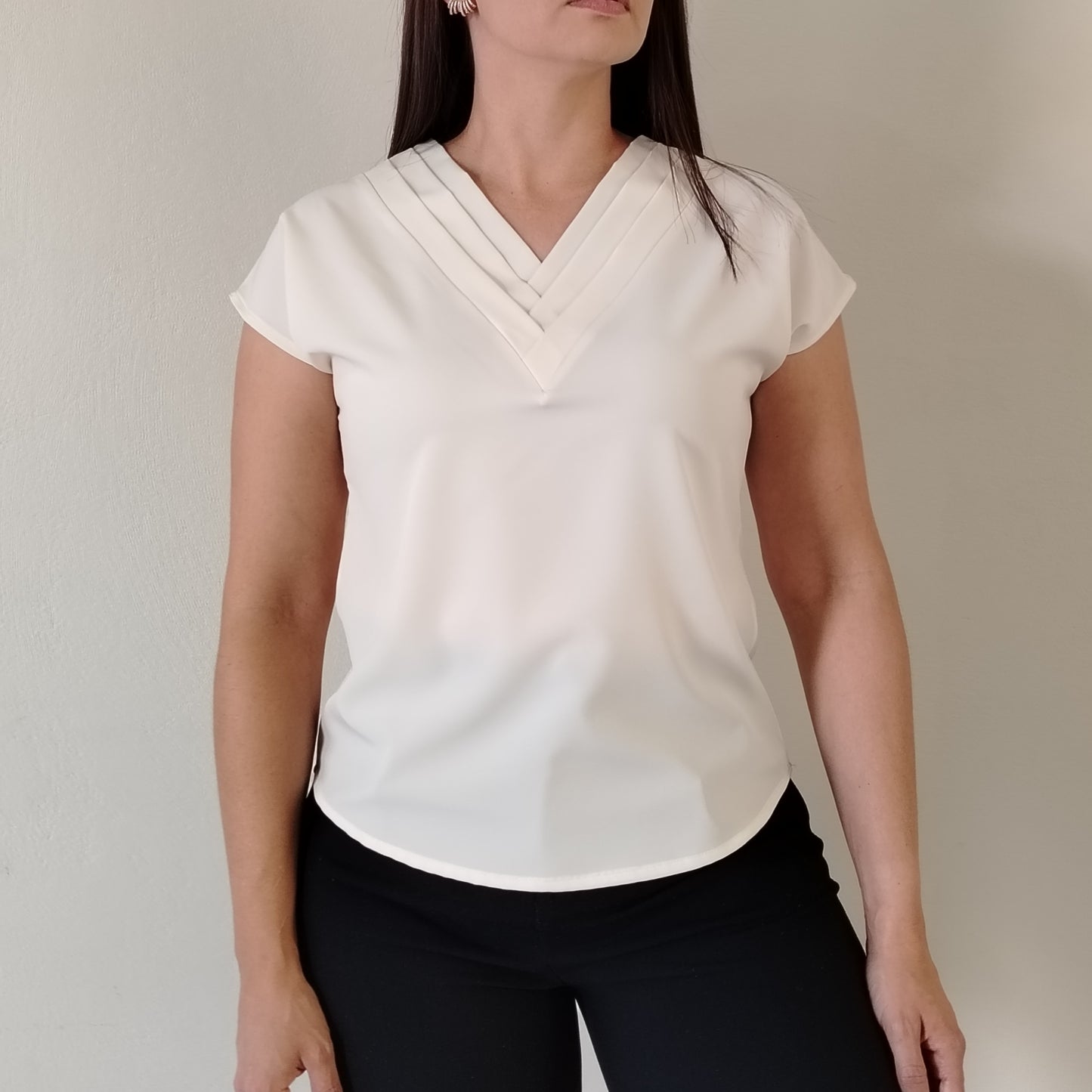 Blusa cuello V