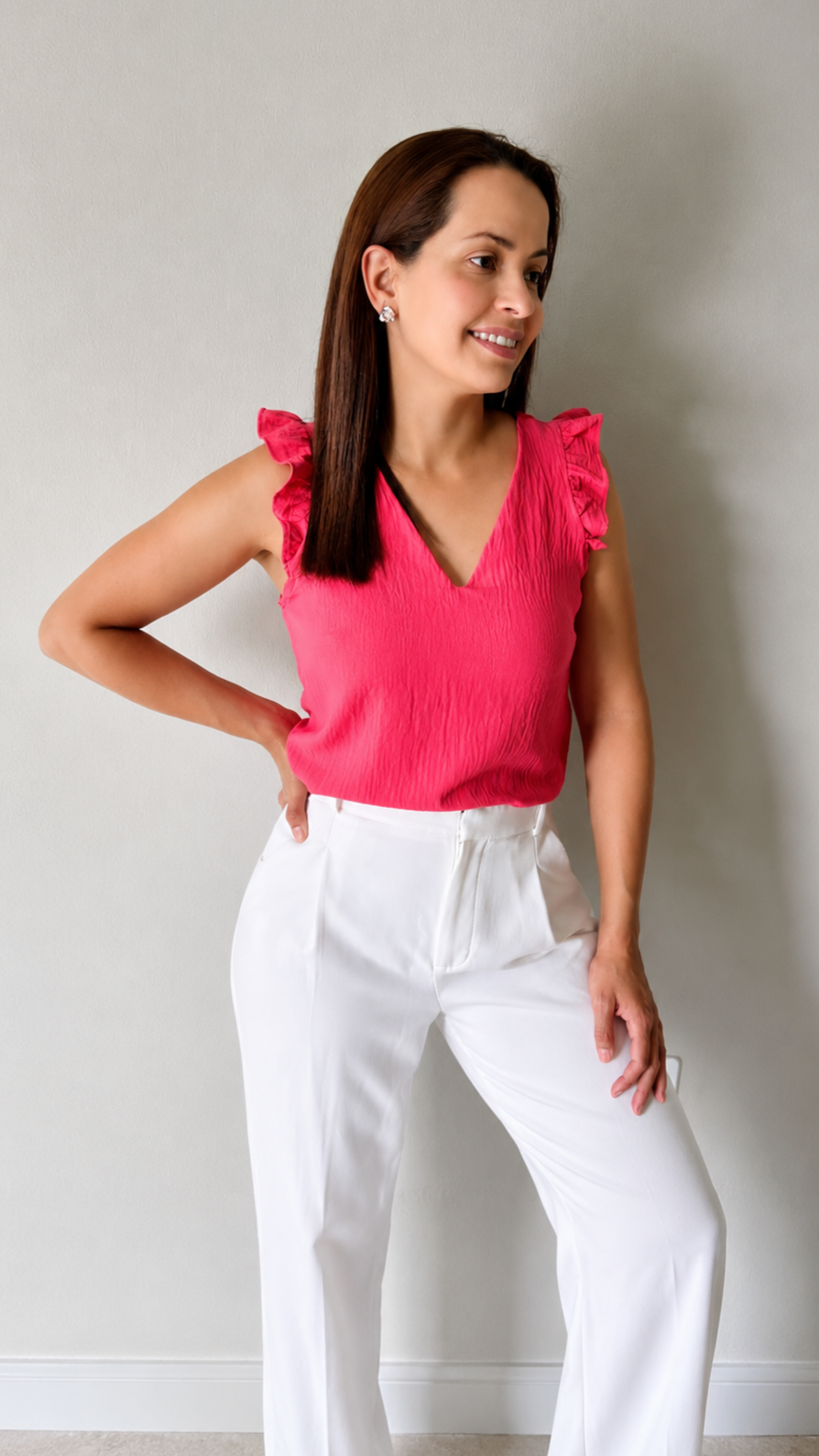 Blusa cuello V