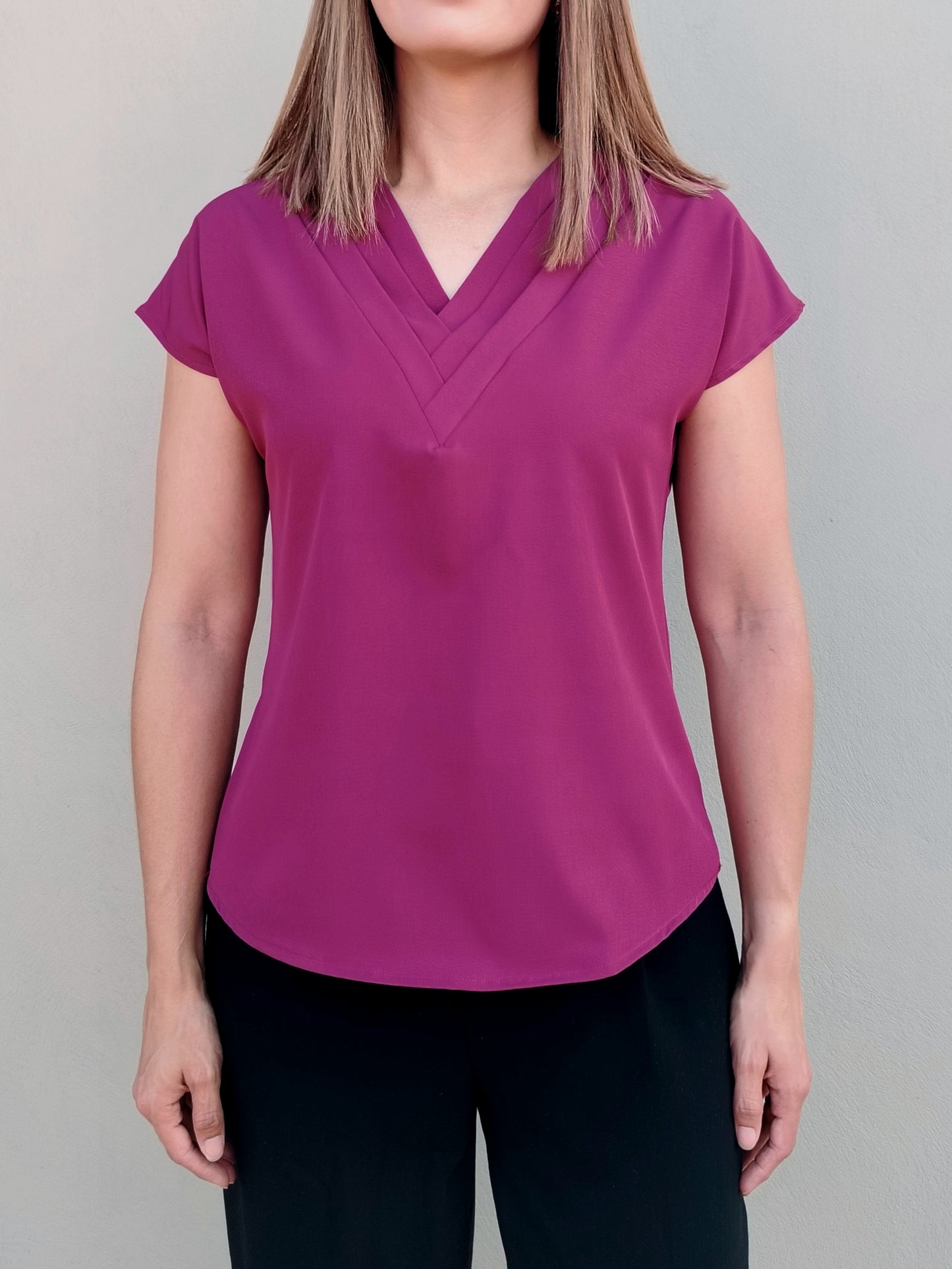 Blusa cuello V