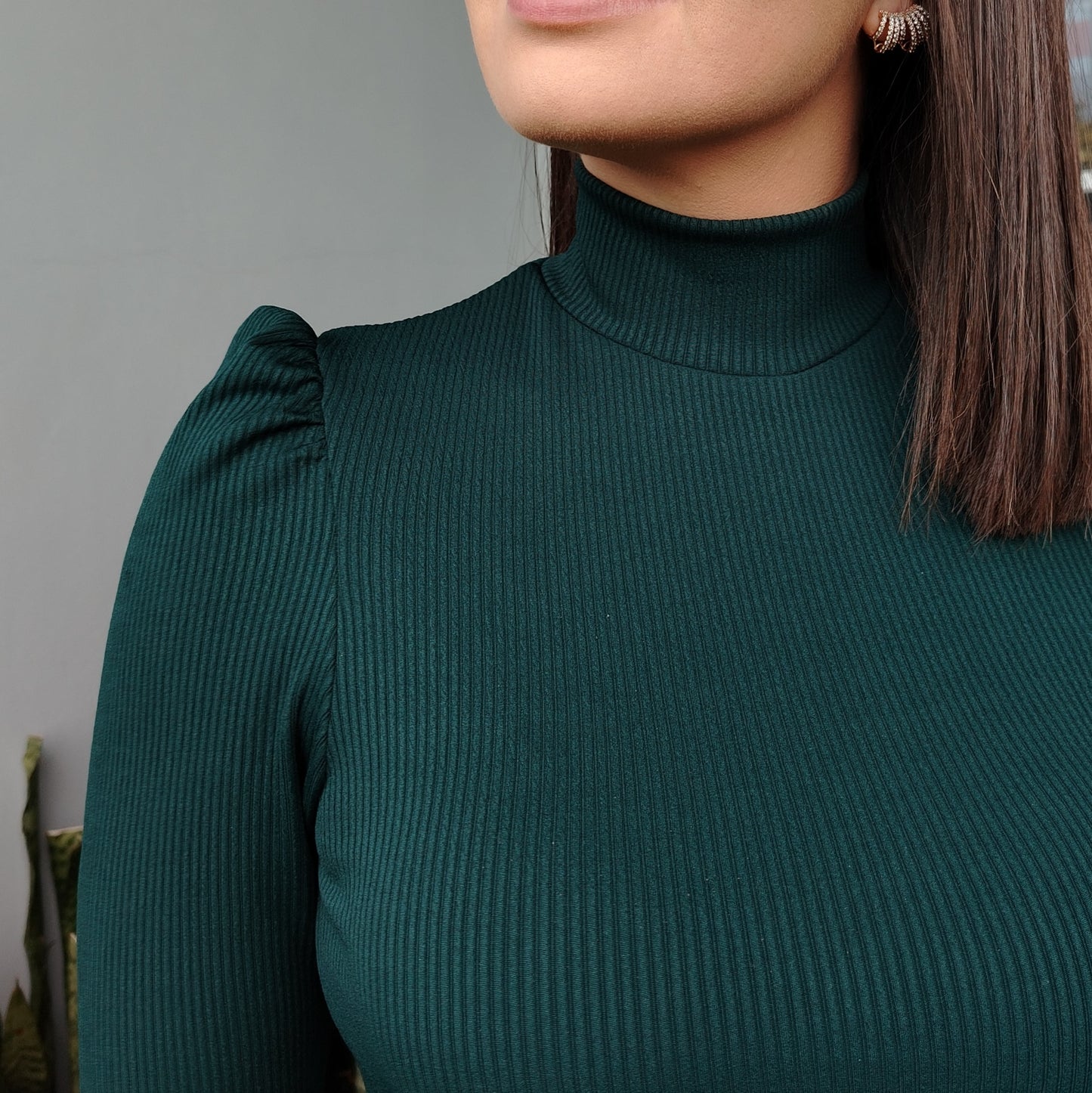 Blusa cuello tortuga