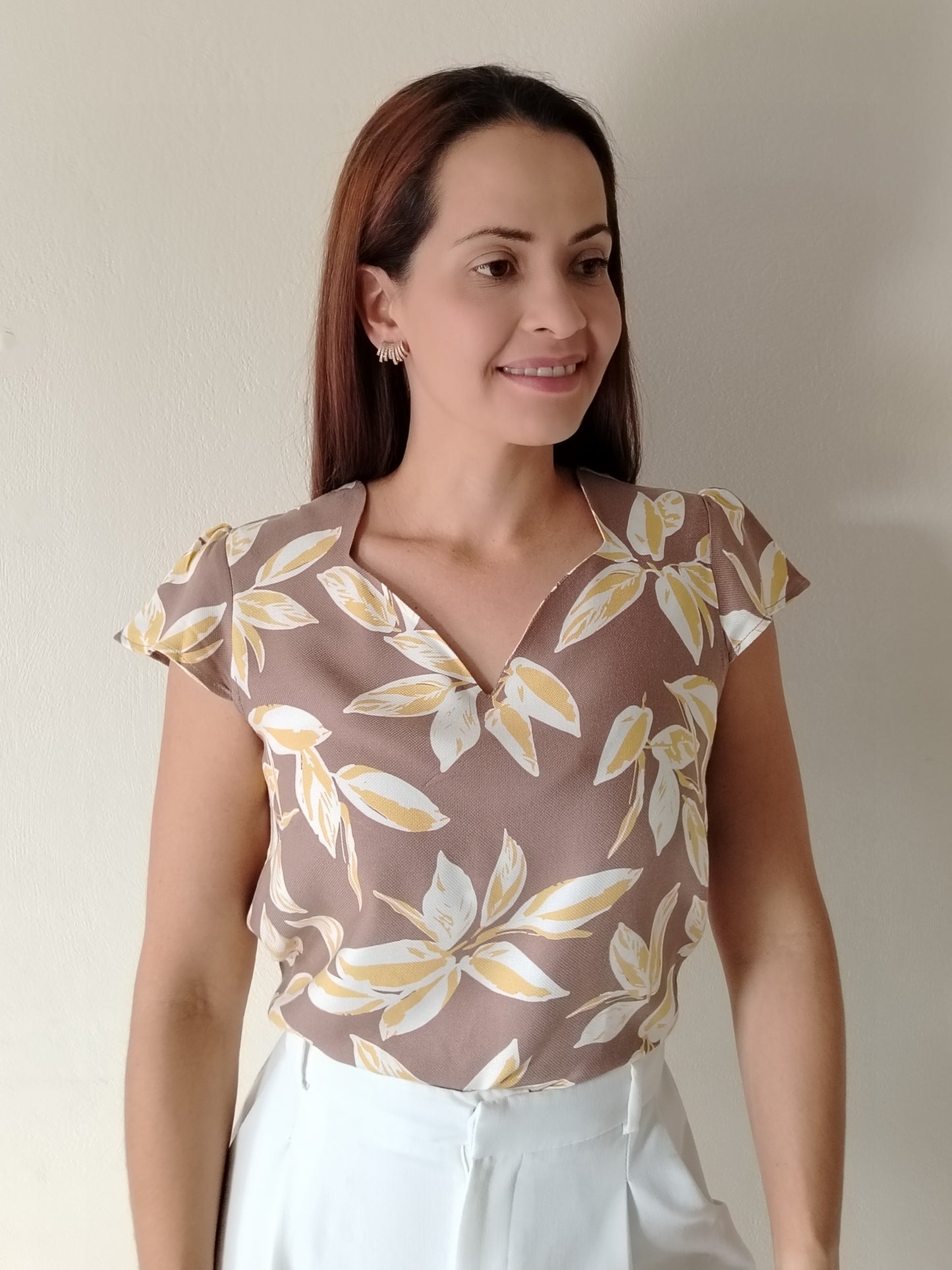 Blusa escote parras