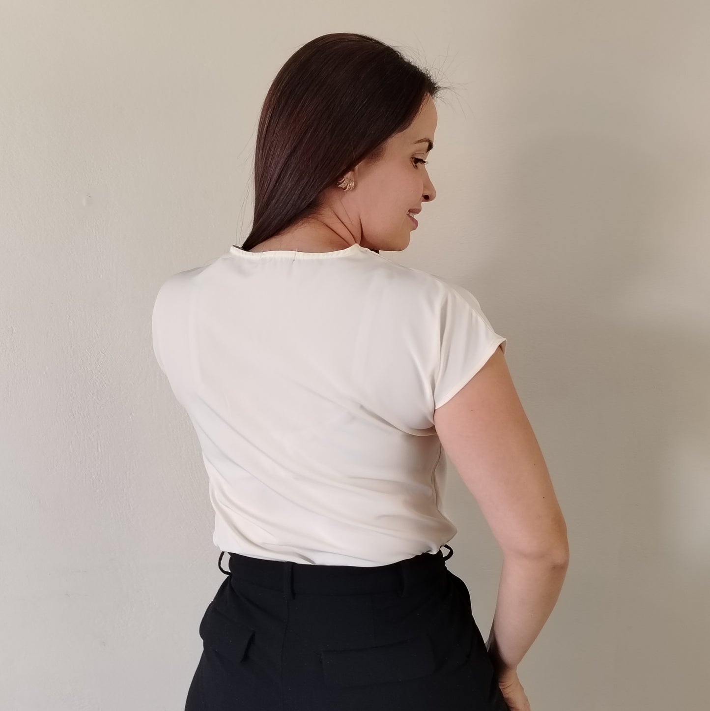 Blusa cuello V