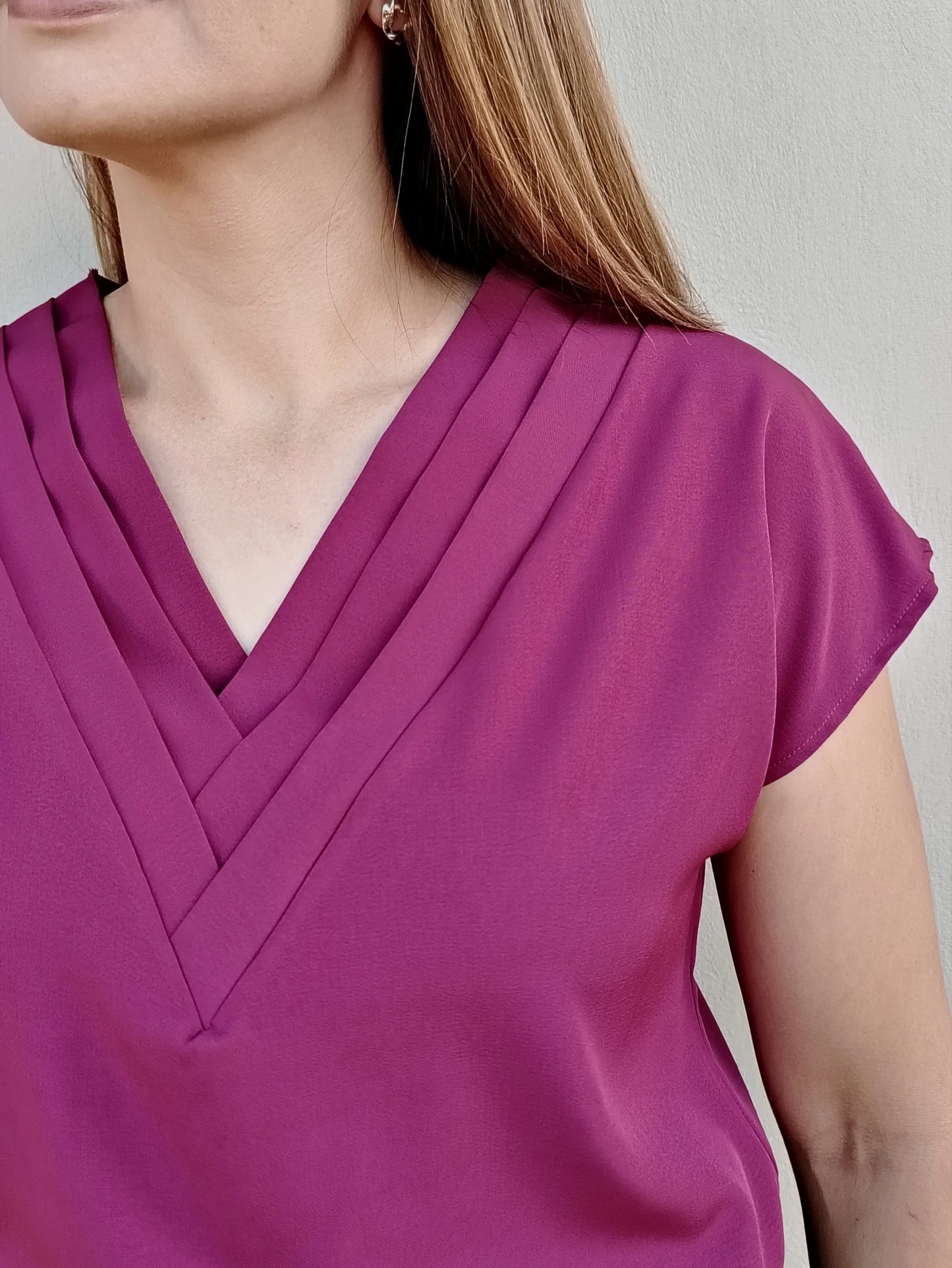 Blusa cuello V