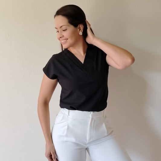 Blusa cuello V