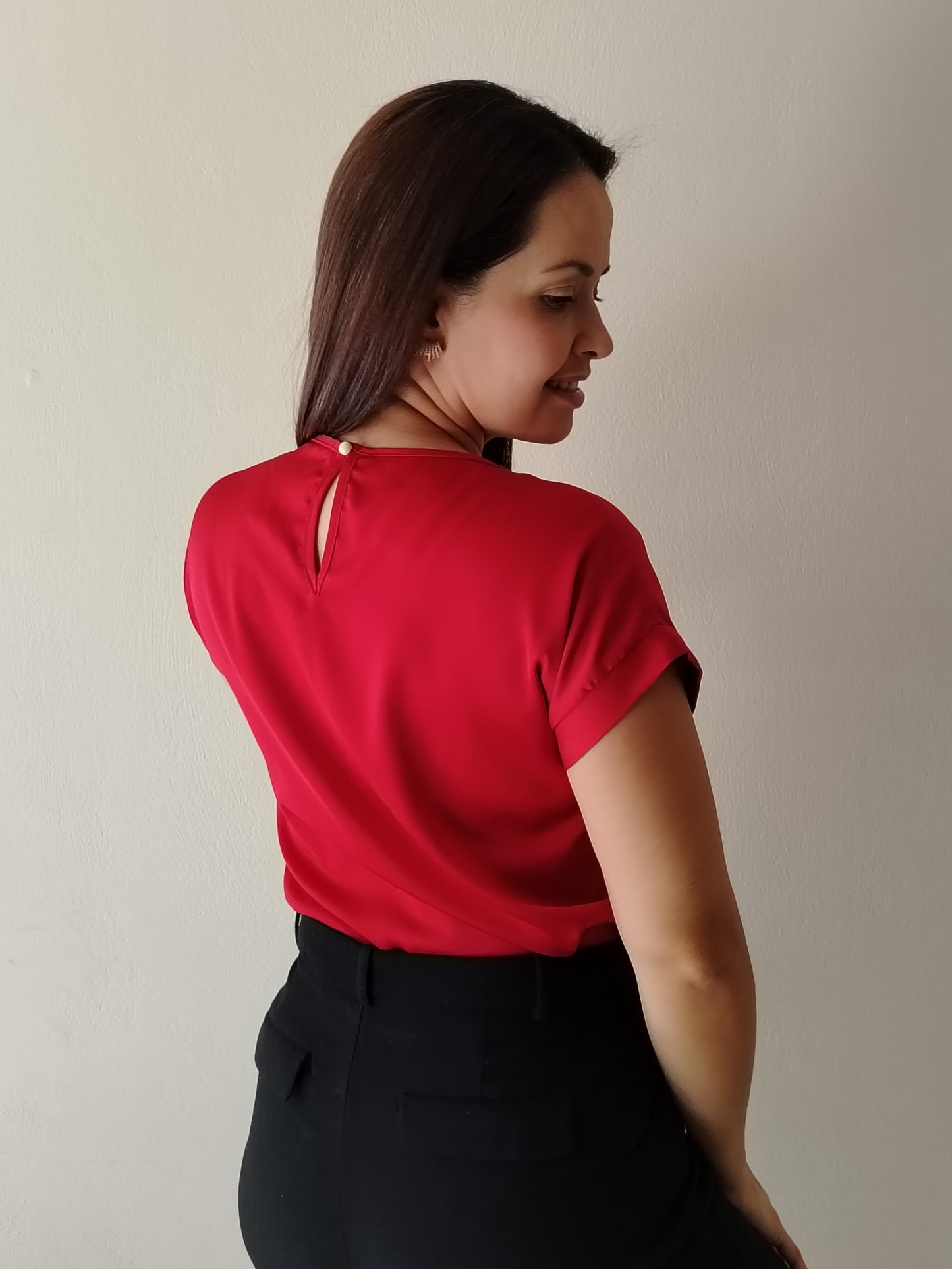 Blusa satín