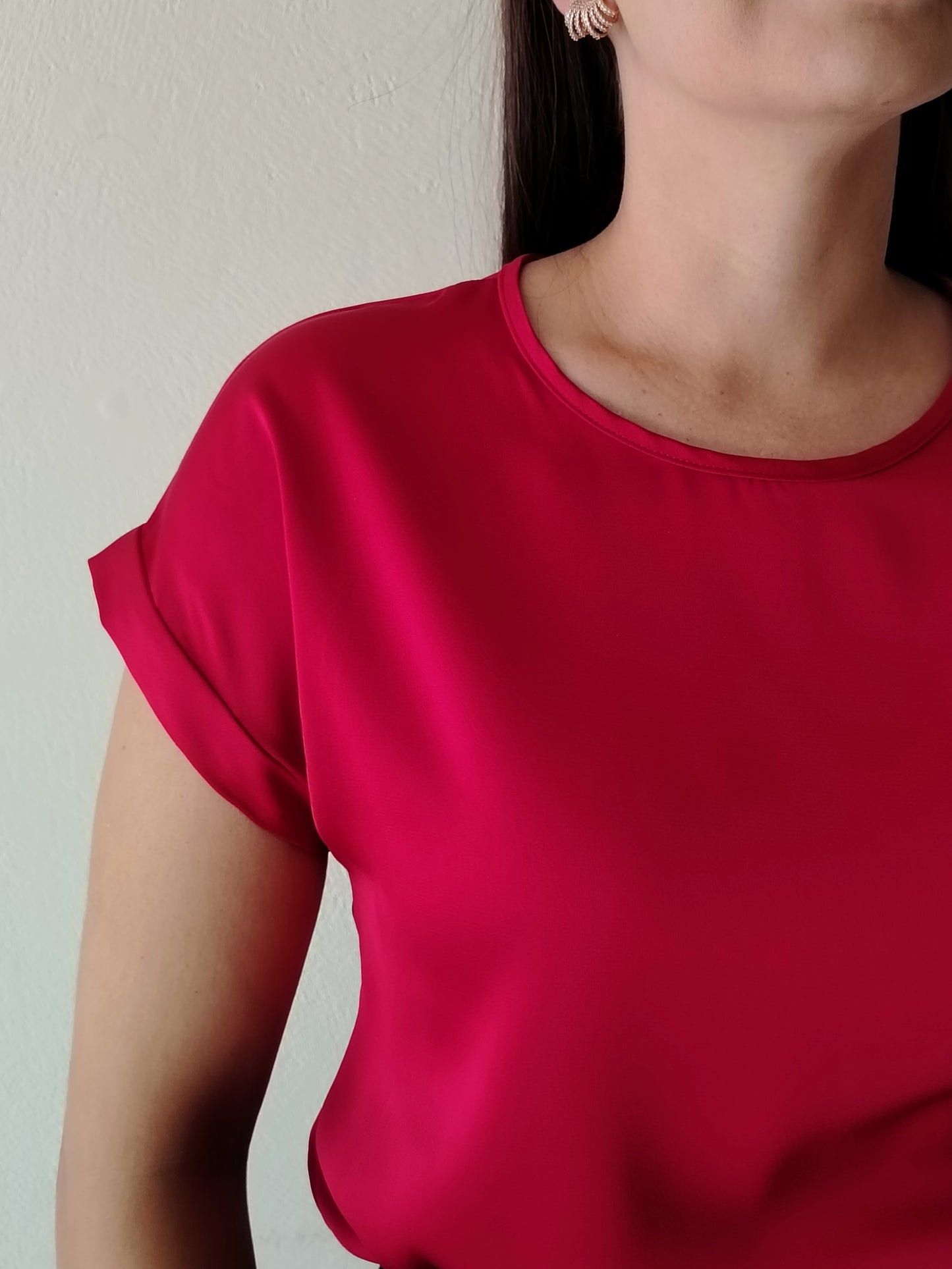 Blusa satín