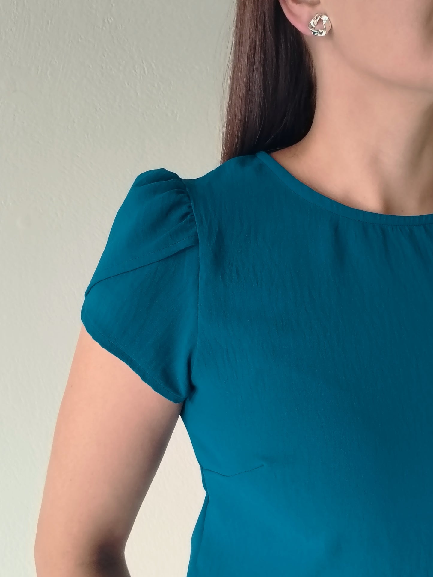 Blusa manga tulipán