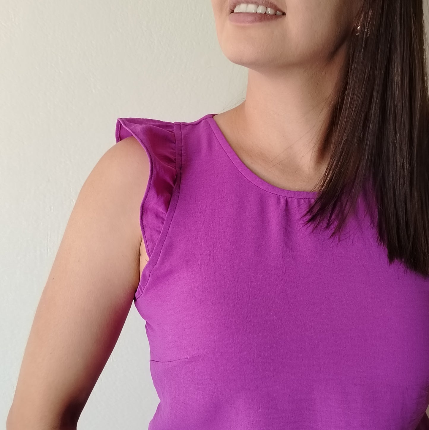 Blusa abertura en espalda