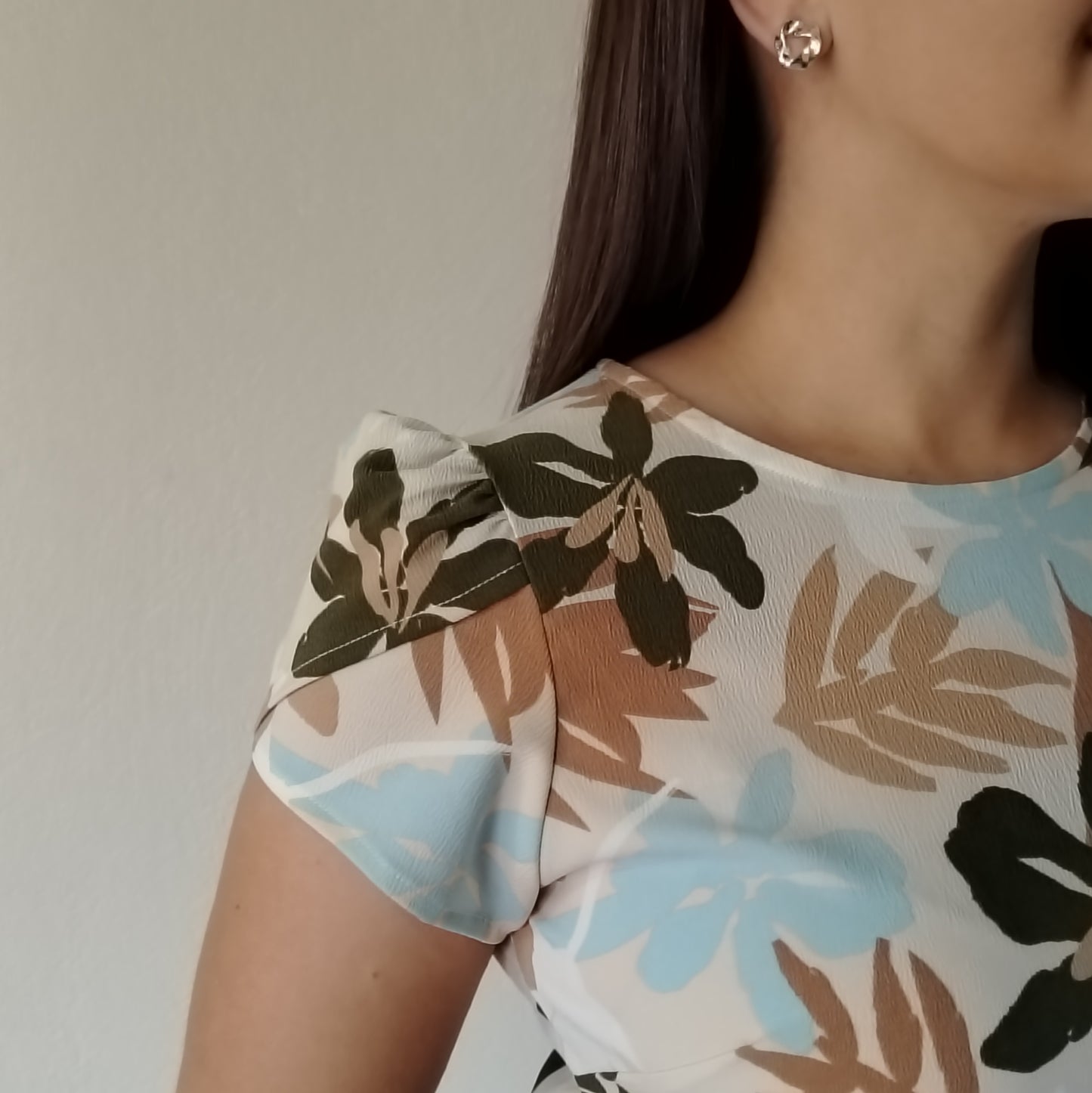 Blusa manga tulipán