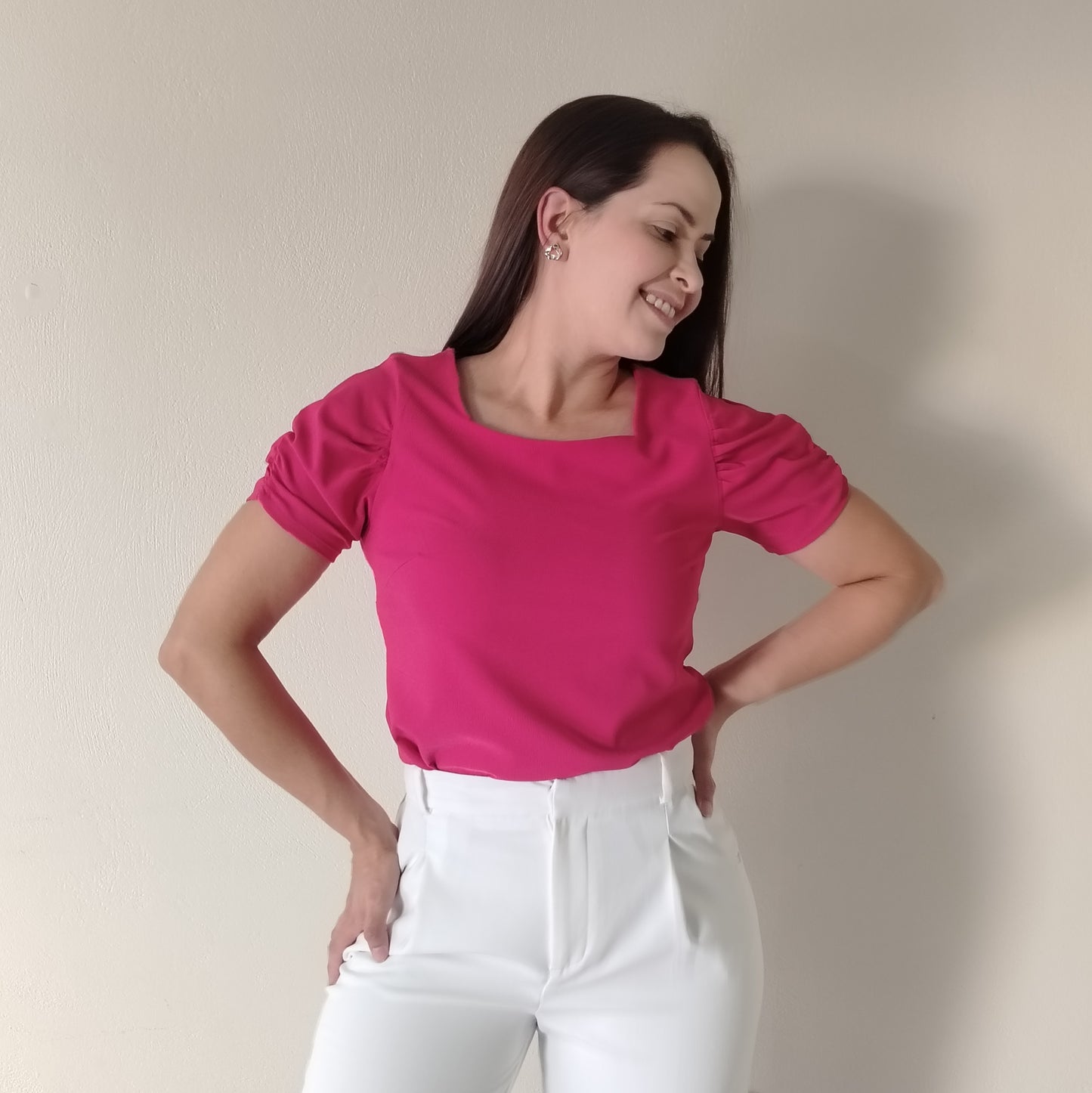 Blusa cuello cuadrado
