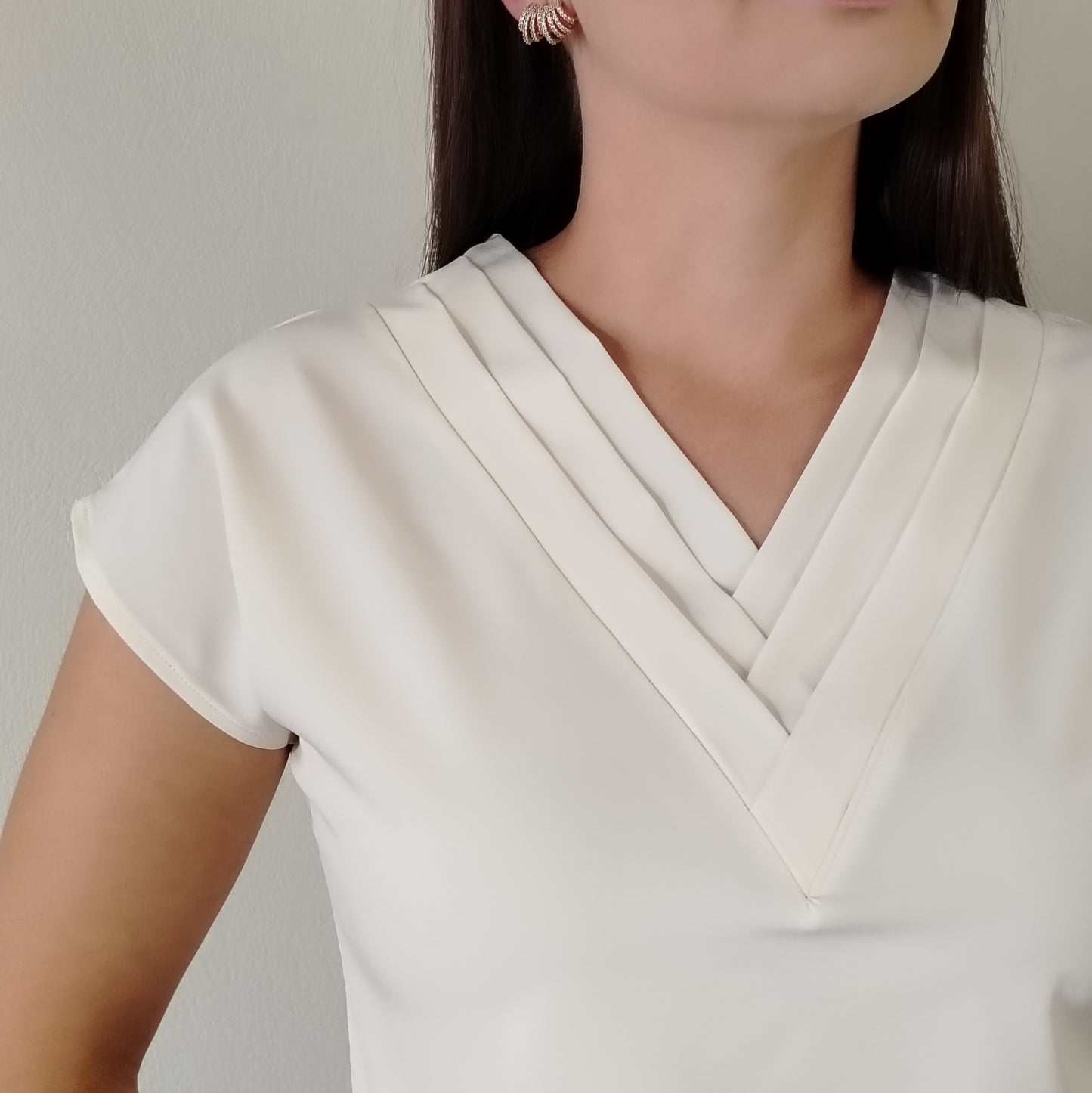 Blusa cuello V