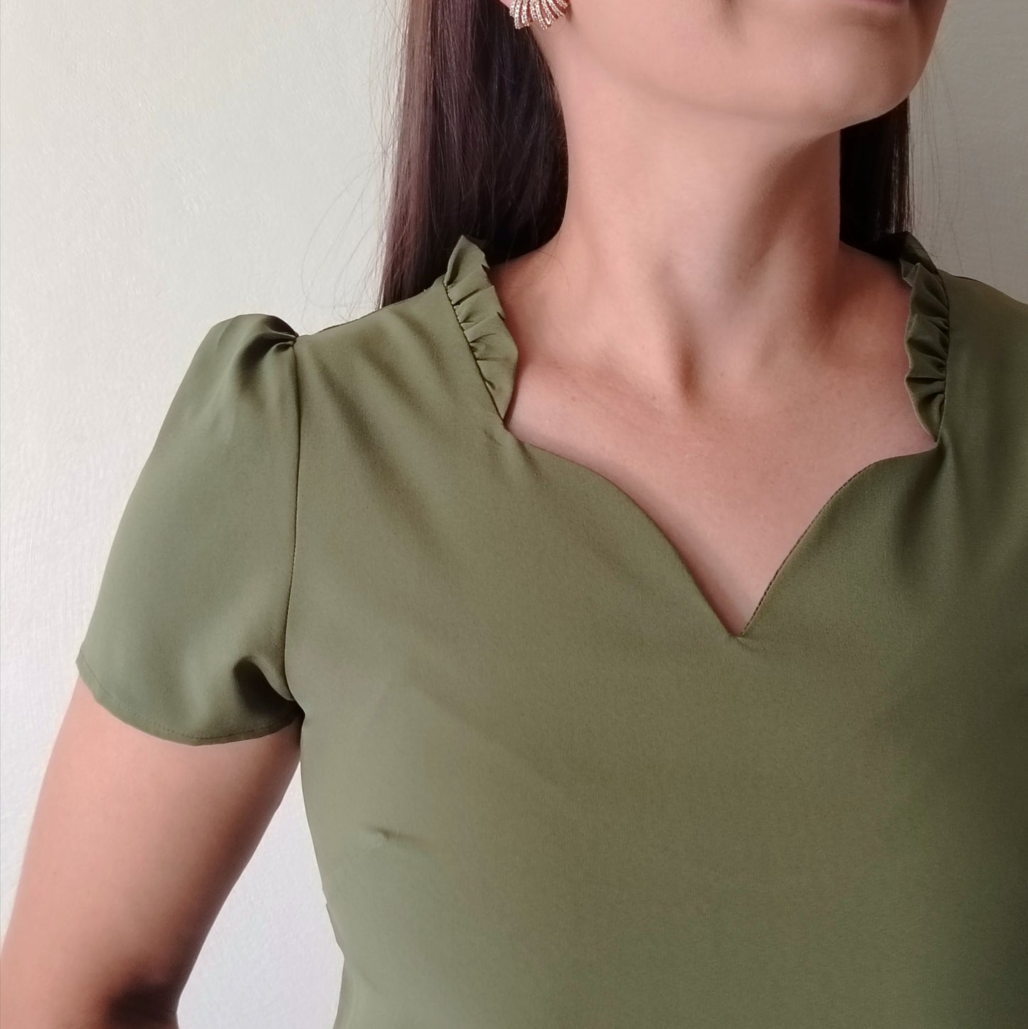 Blusa escote parras