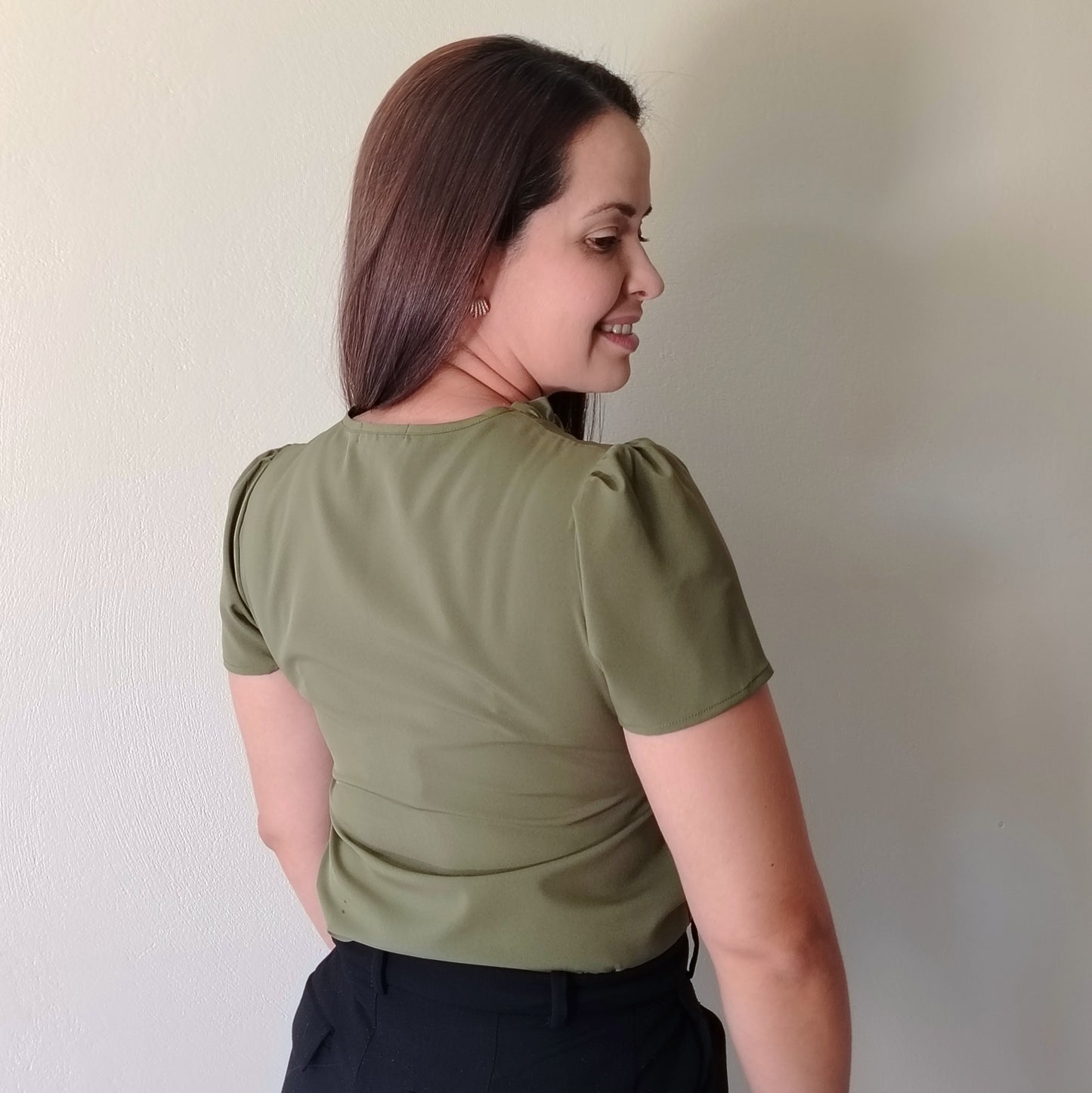 Blusa escote parras