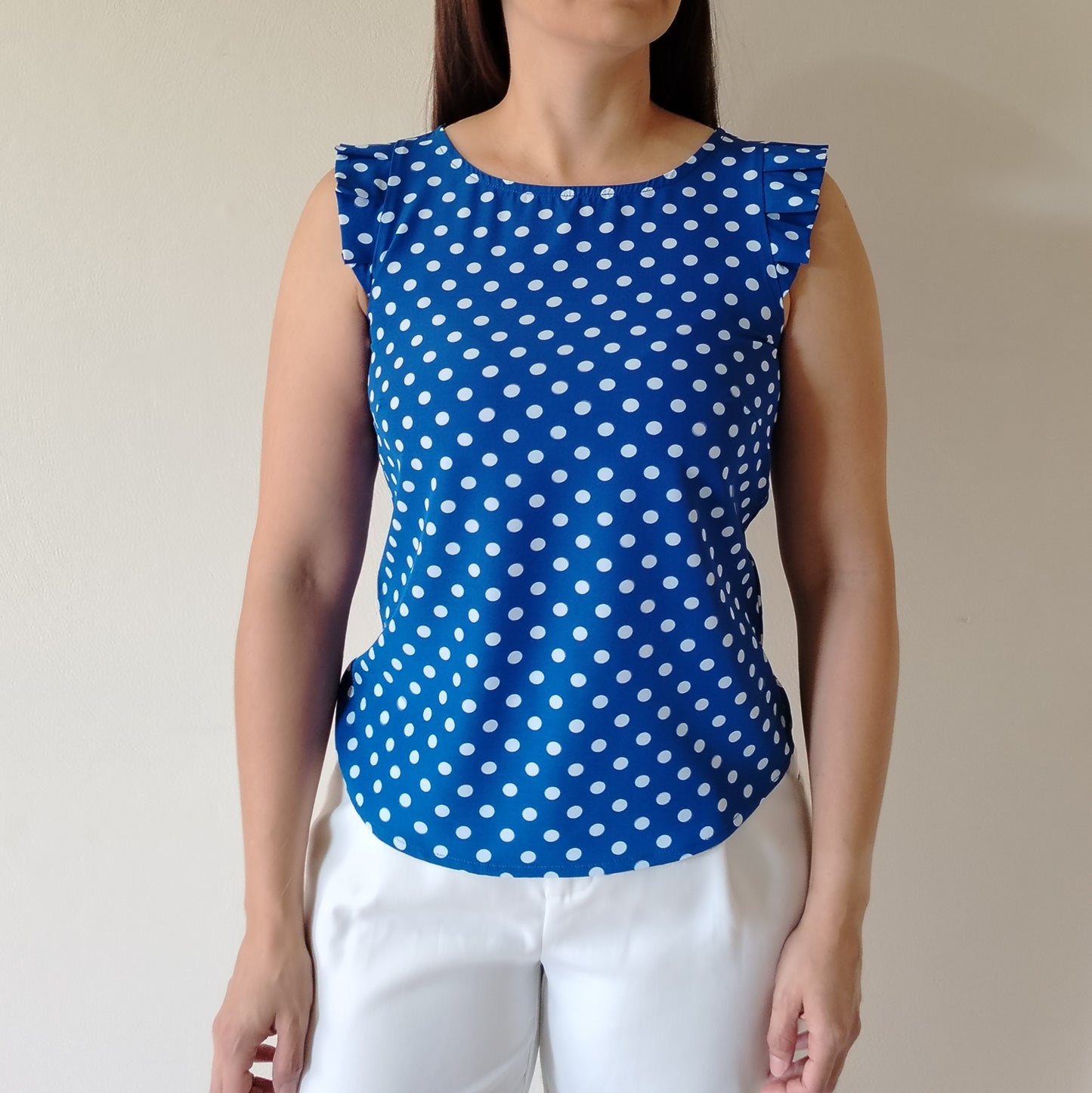 Blusa paletones en mangas