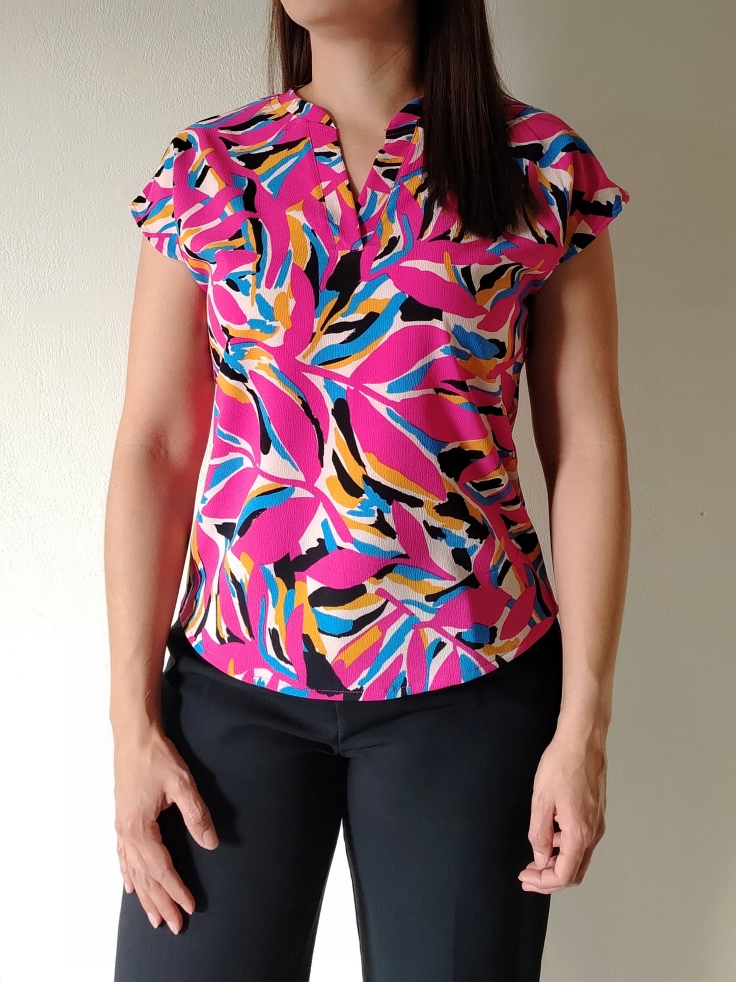 Blusa cuellos chino