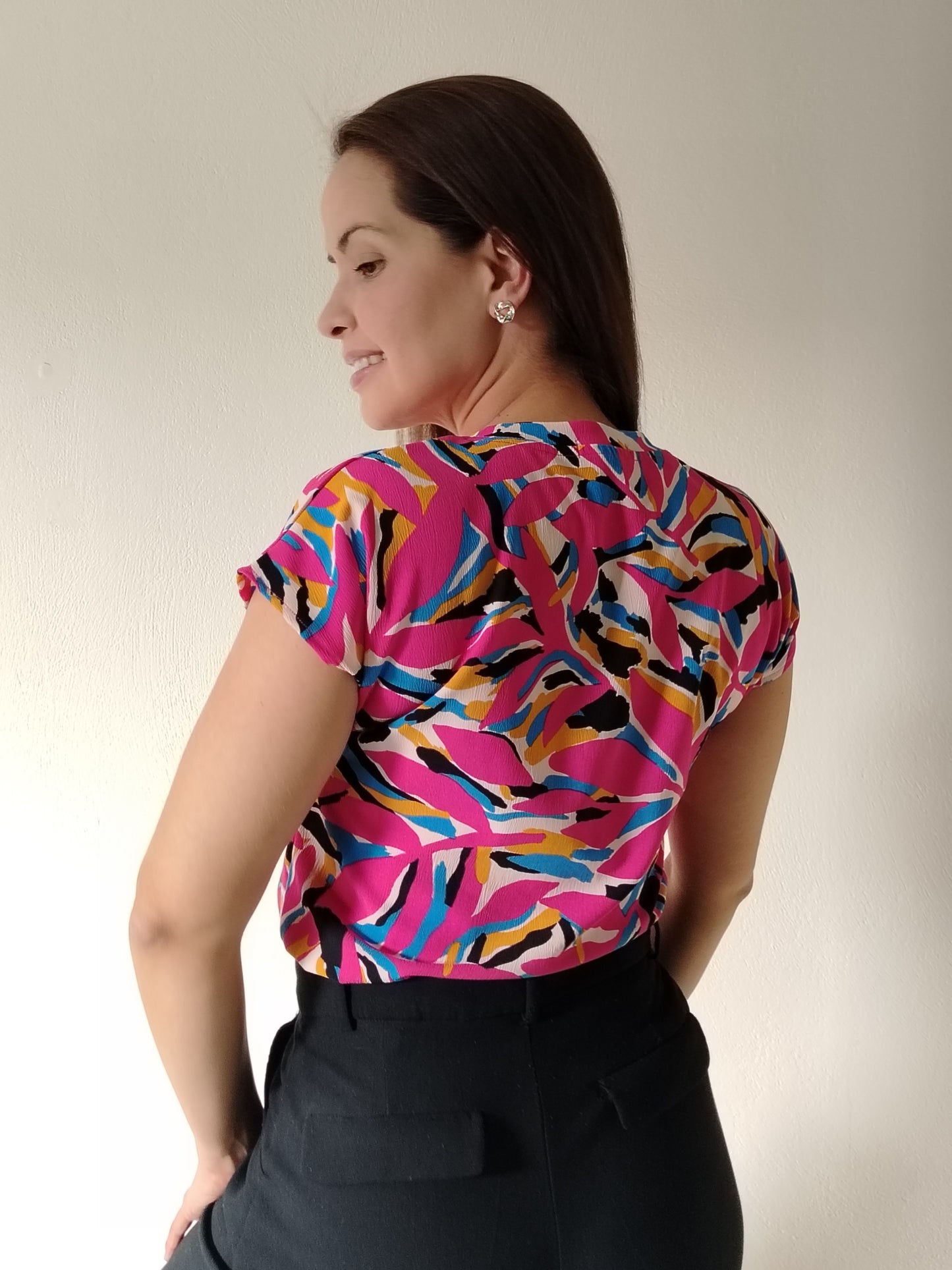 Blusa cuellos chino