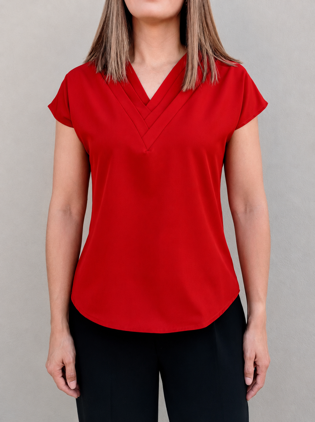 Blusa cuello V