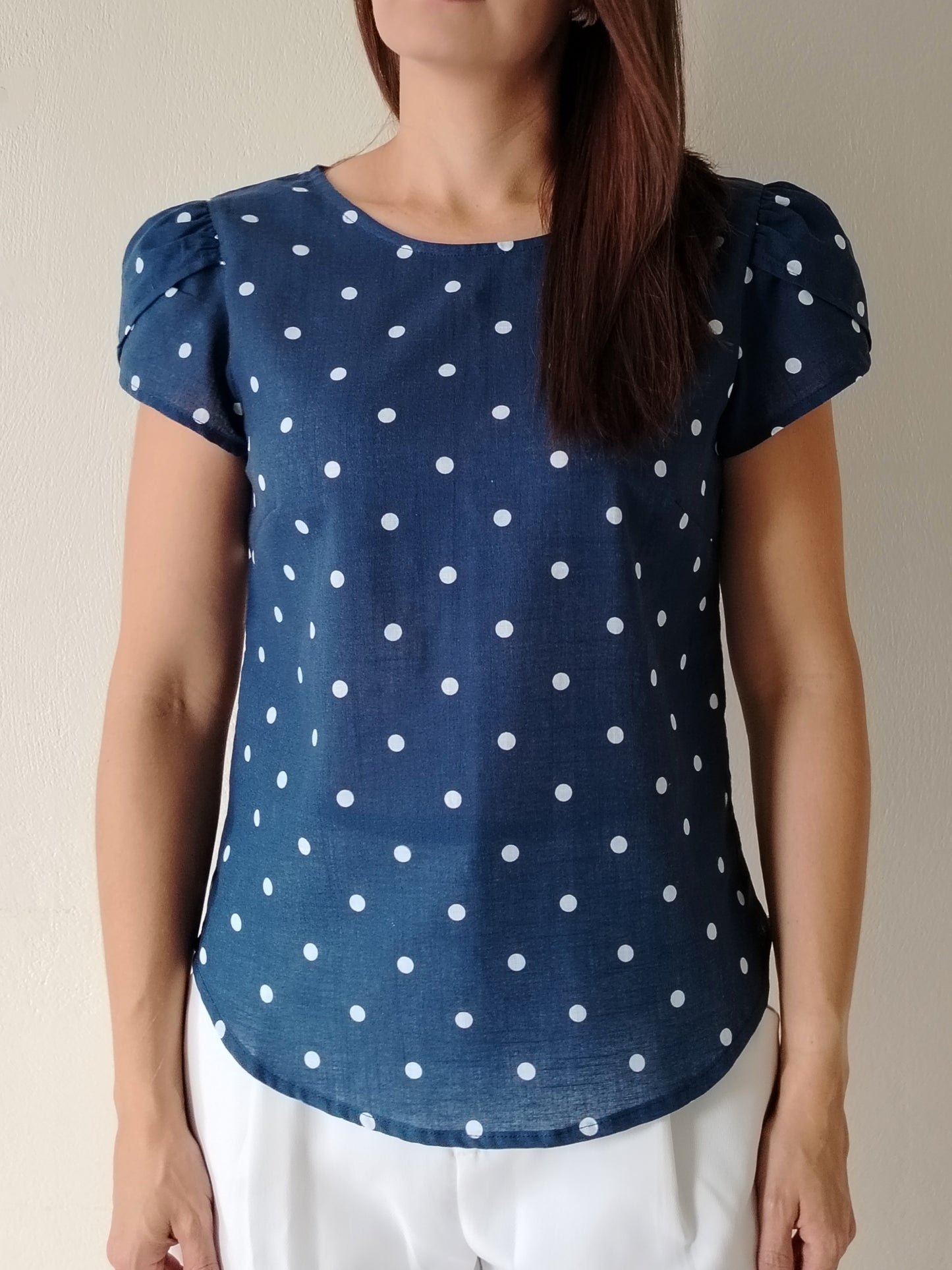 Blusa manga tulipán