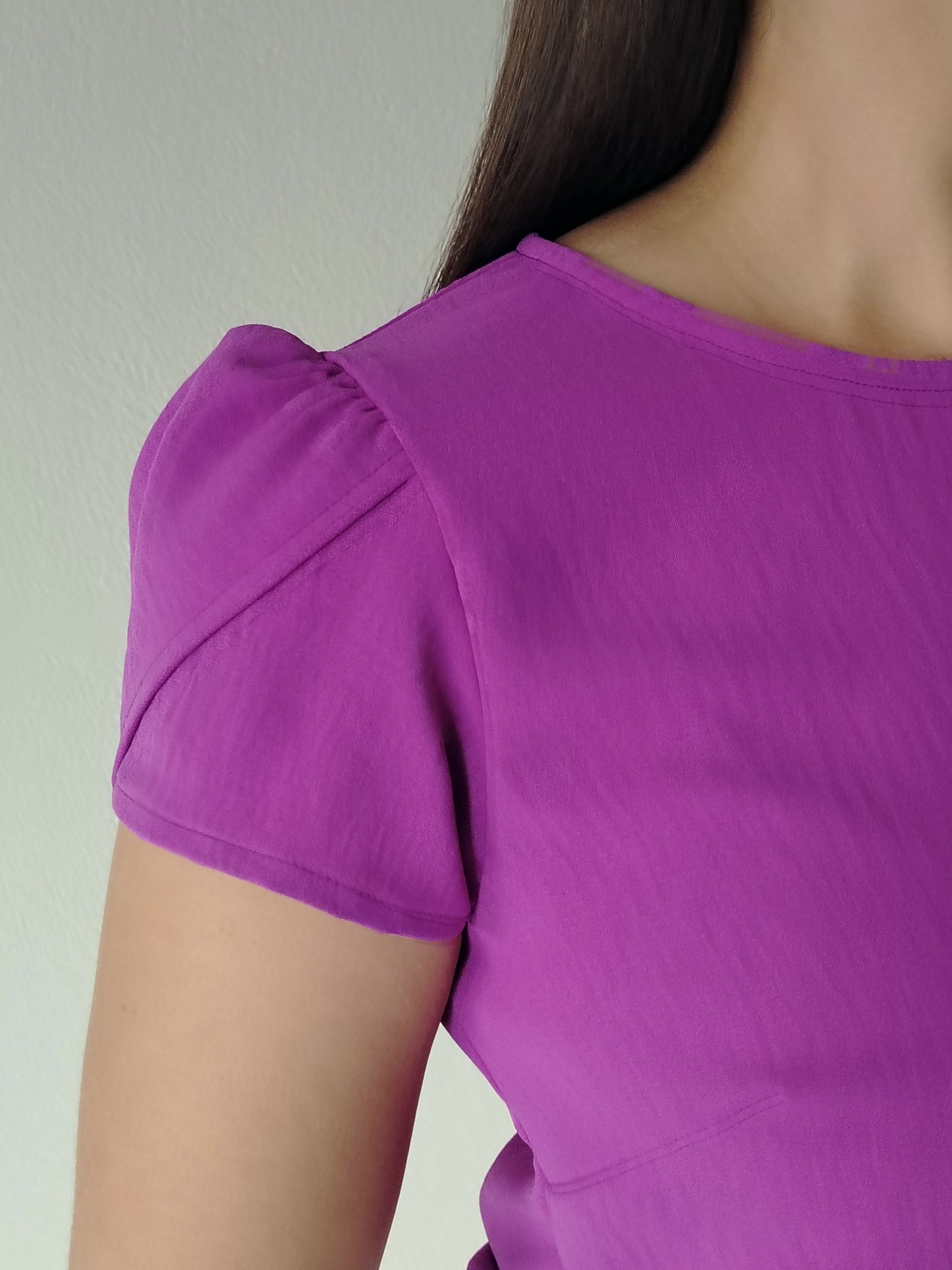 Blusa manga tulipán