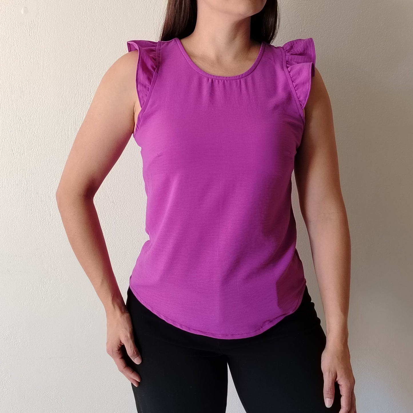 Blusa abertura en espalda