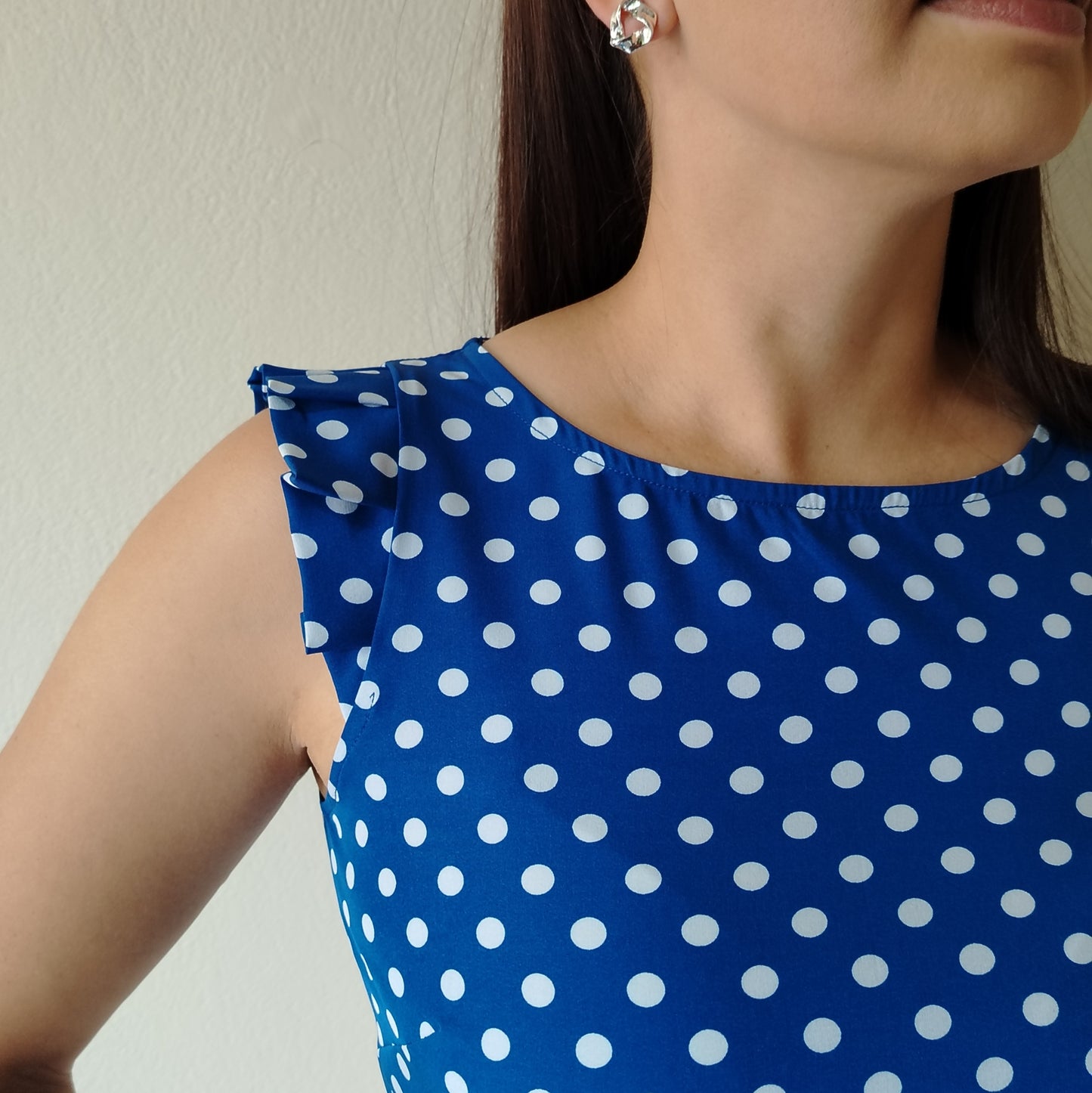 Blusa paletones en mangas