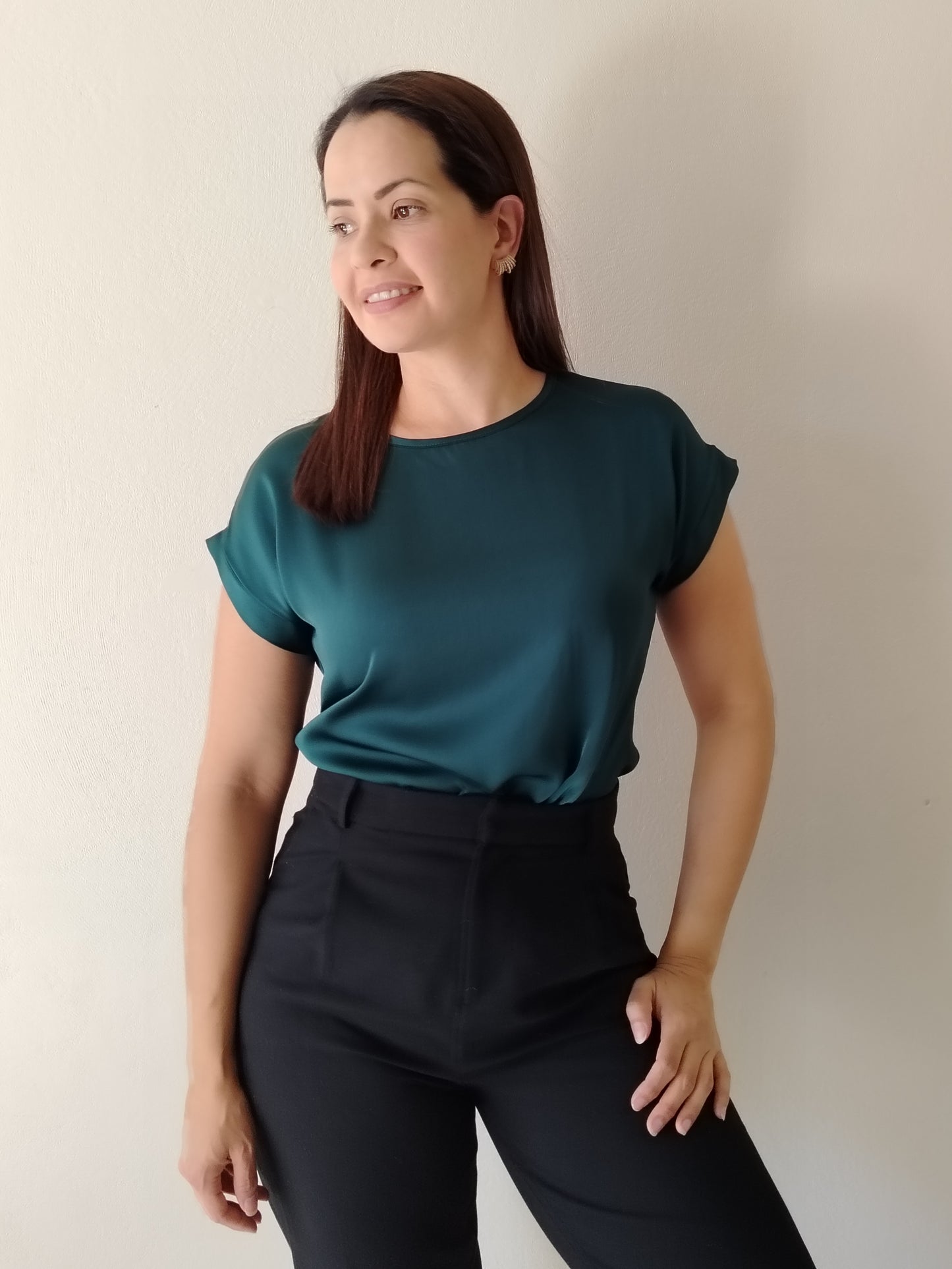 Blusa satín