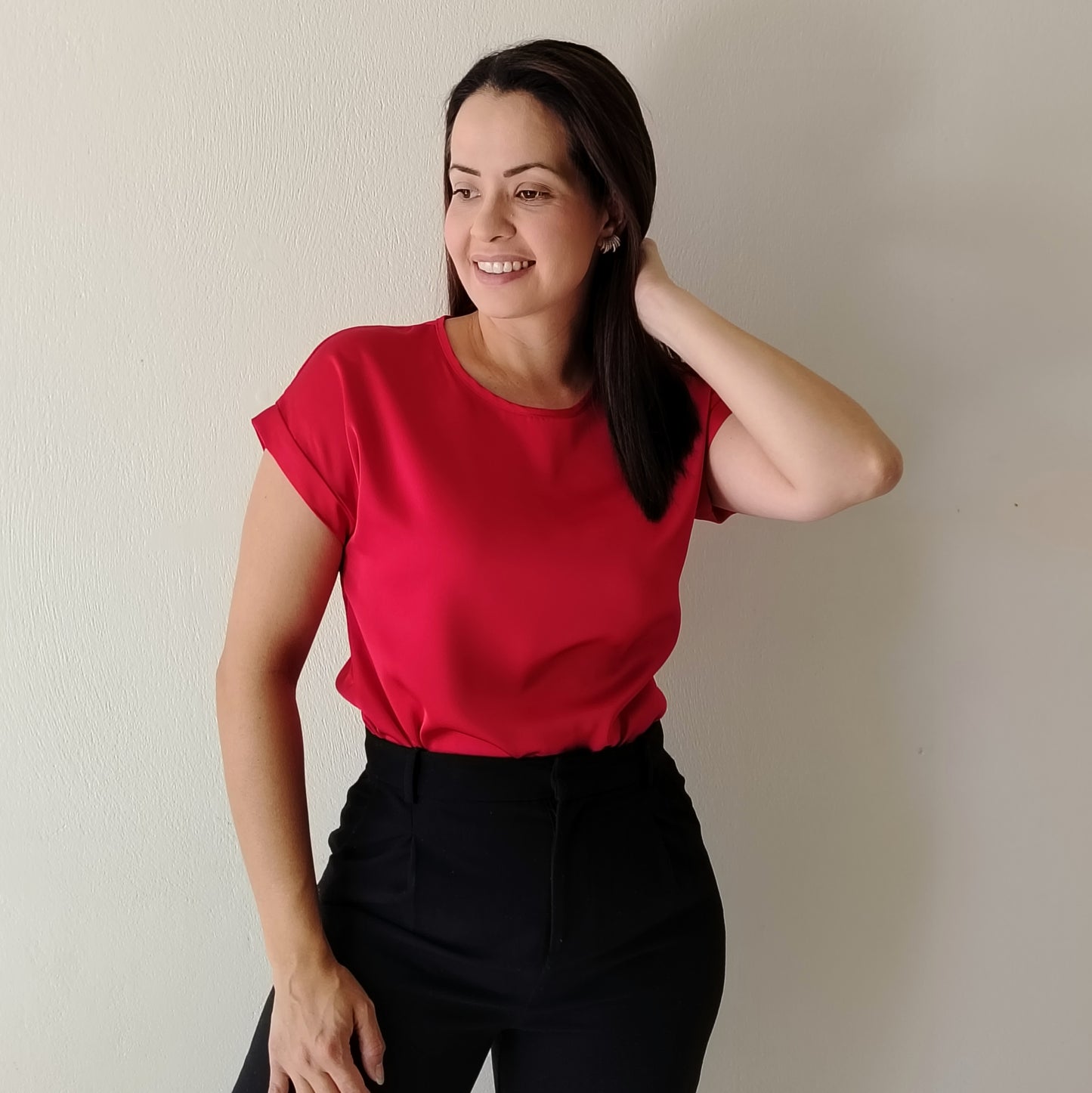 Blusa satín