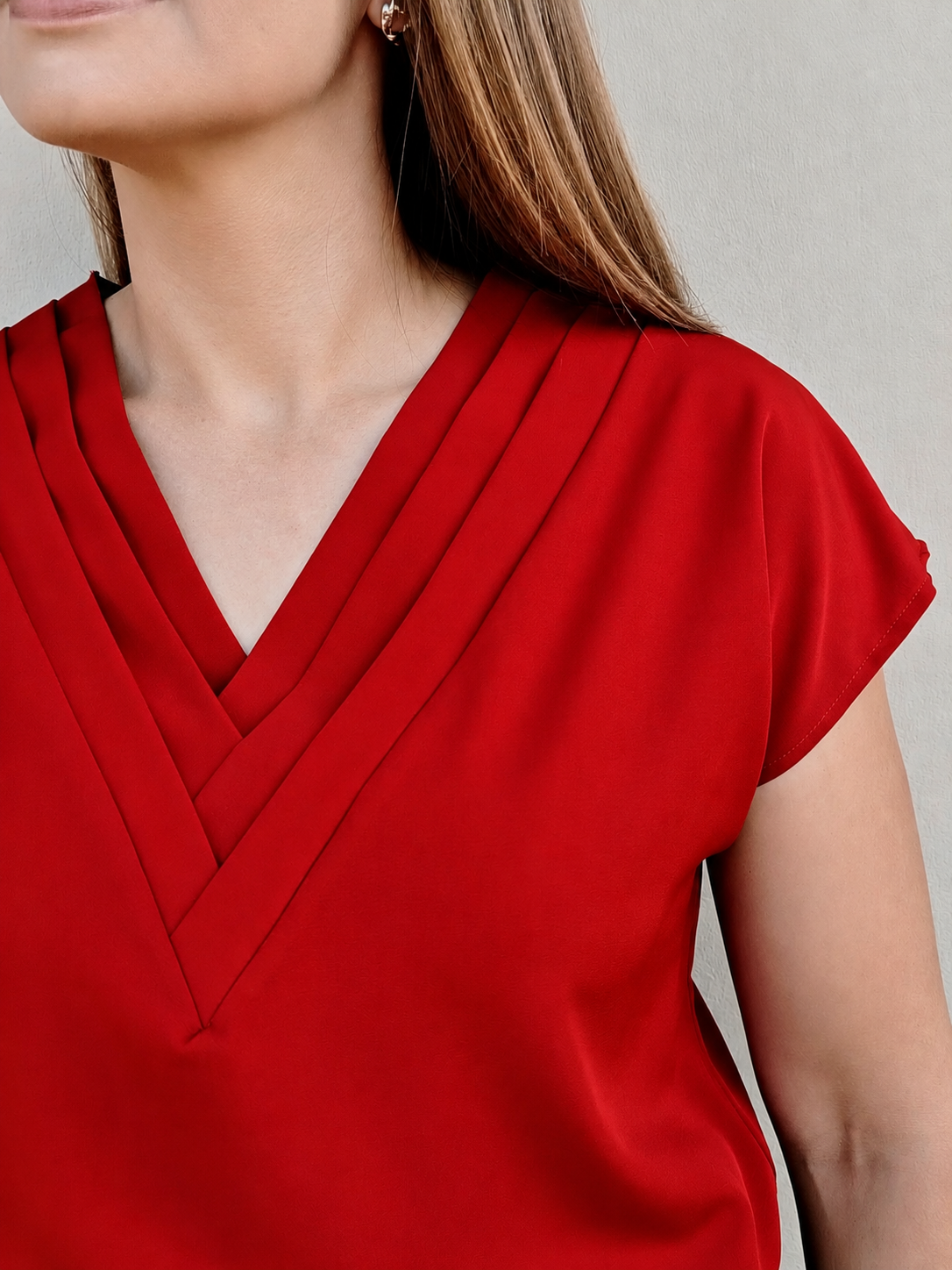 Blusa cuello V