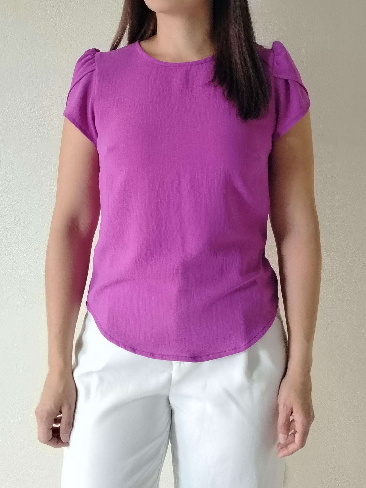 Blusa manga tulipán